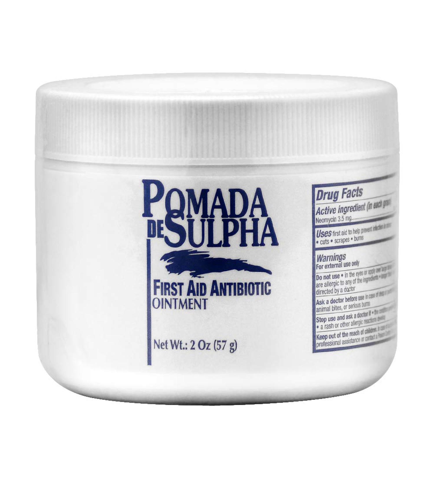 Pomada de Sulpha First Aid Antibiotic Ointment 2oz - Soothing Relief for Cuts and Wounds - Buy Online on GoSupps.com