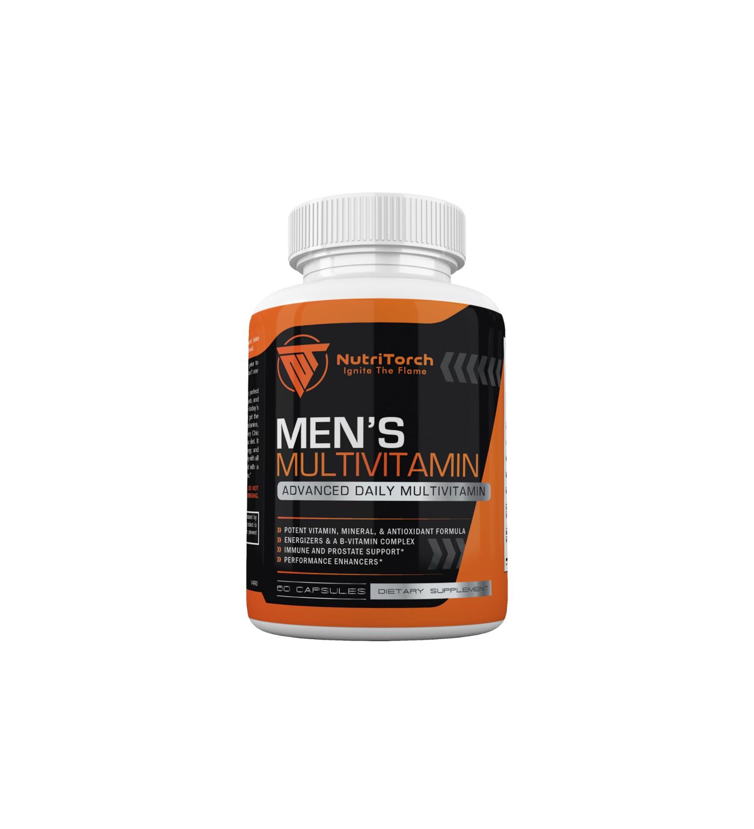 NutriTorch Men's Multivitamin with Immune Support & Energy Boost - 60 Count - Buy Online on GoSupps.com