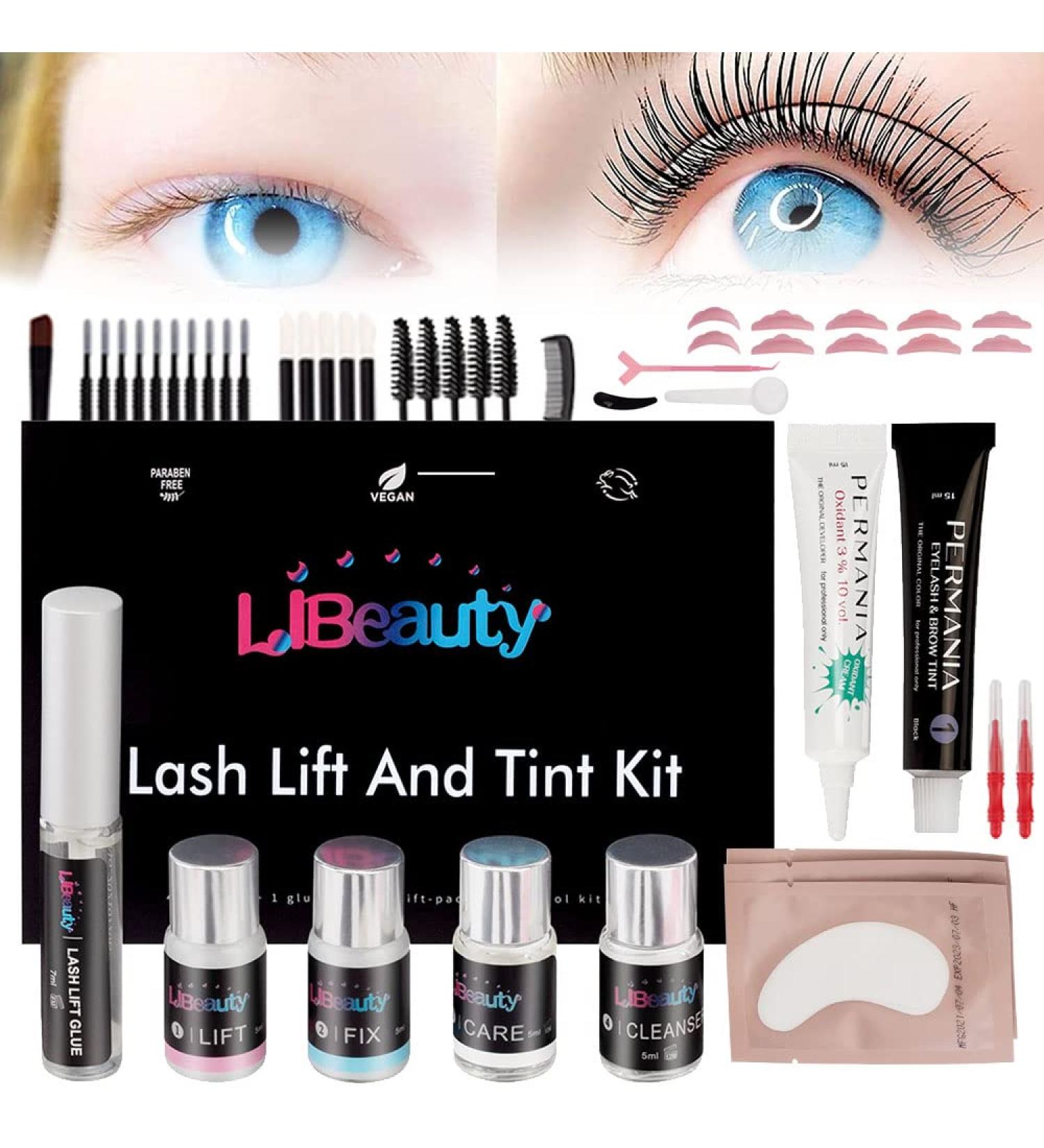 Libeauty Lash Lift & Color Kit | Eyebrow Lamination for Home DIY & Salon | Enhance Black Curling & Thickness for Stunning Eyes - Buy Online on GoSupps.com