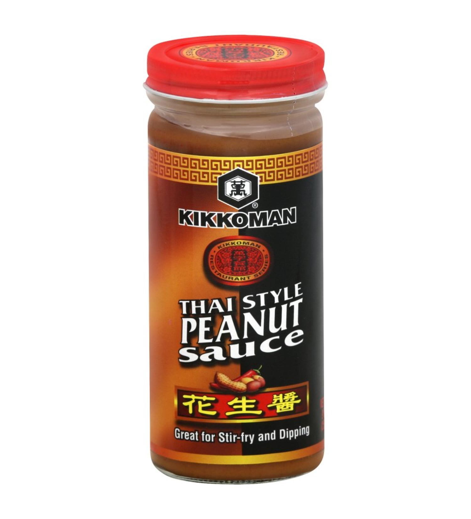 Kikkoman Thai Style Peanut Sauce, 9 Ounce (Pack of 3)