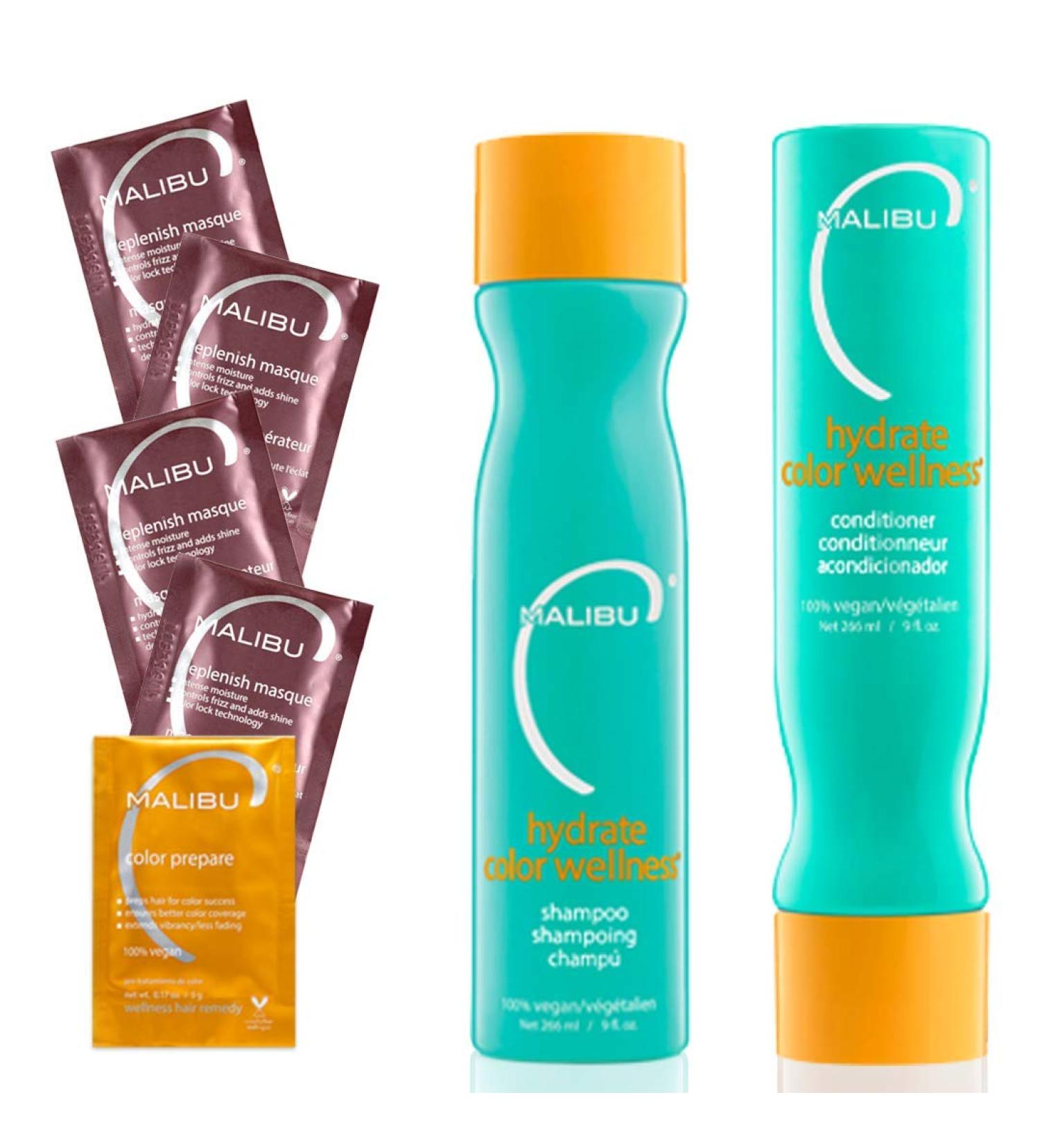 Malibu C Hydrate Color Wellness Set - 7 Count - Buy Online on GoSupps.com