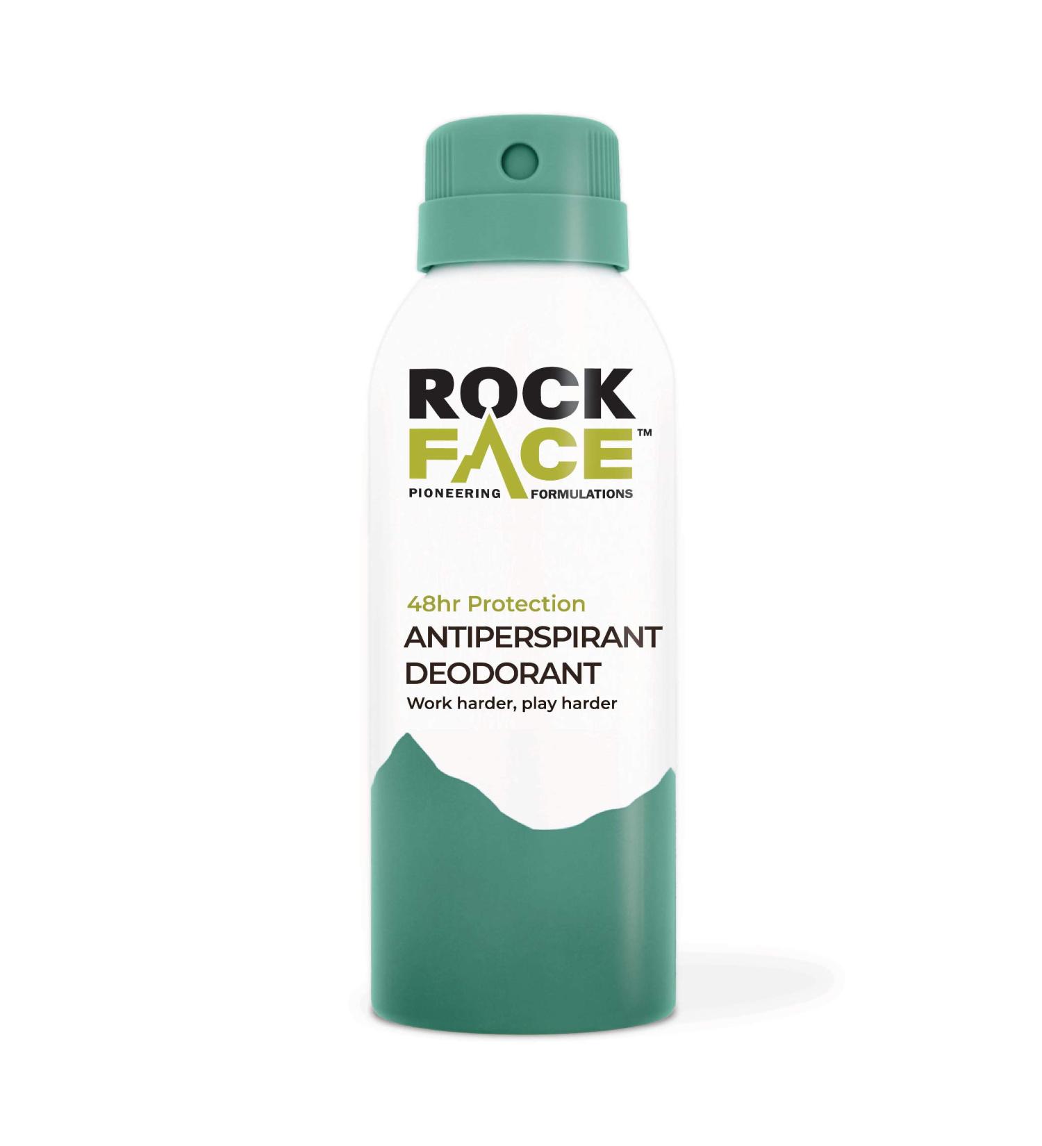 Rock Face Antiperspirant for Men 150ml | Fresh Citrus Scent | Fast Absorbing | Non-Staining | 48 Hour Protection Classic 150 ml (Pack of 1) - Buy Online on GoSupps.com