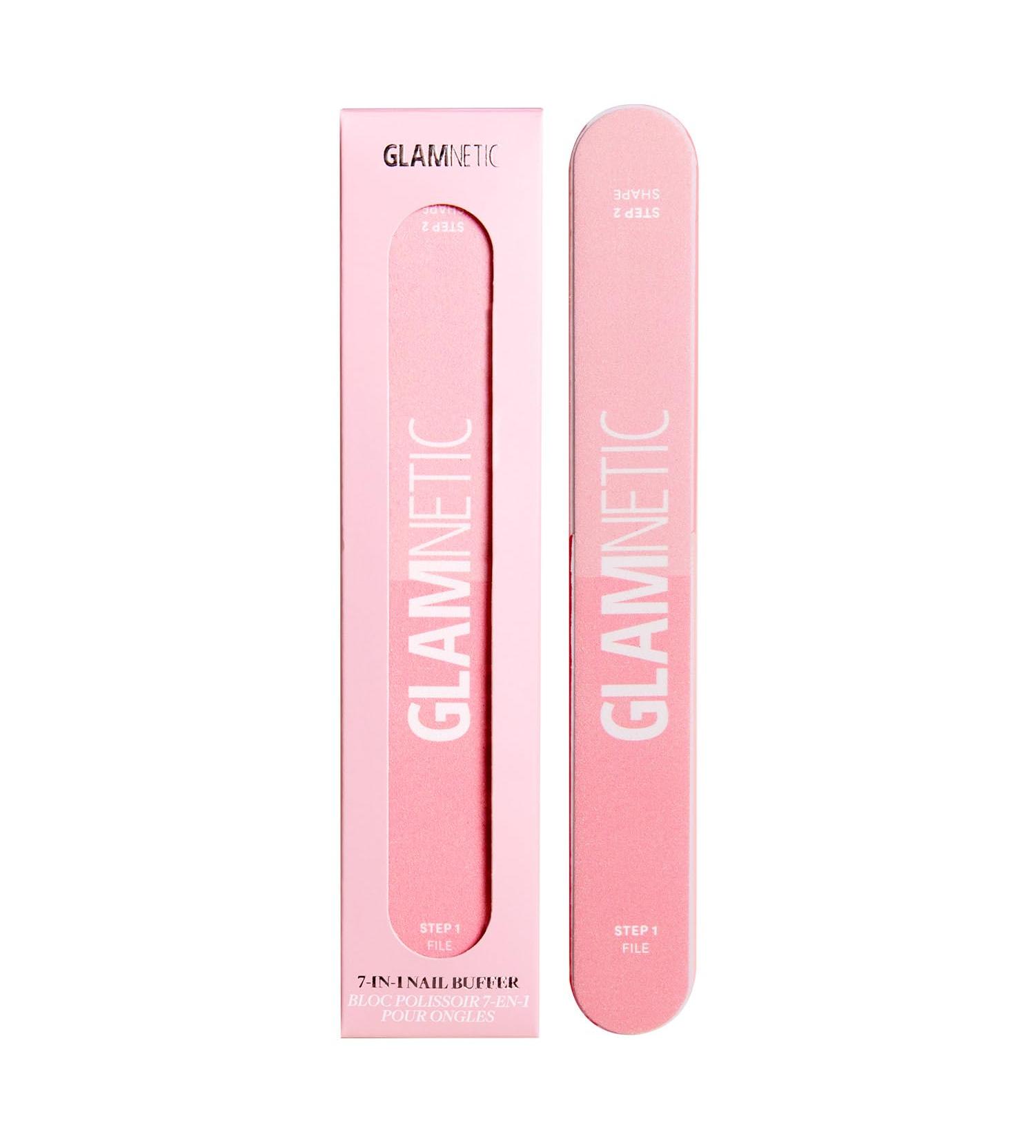 Glamnetic 7-in-1 Nail Buffer | All-in-One Nail Buffing Block for Filing Shaping & Polishing | Lightweight & Easy to Use | Perfect for Manicure & Pedicure - Buy Online on GoSupps.com