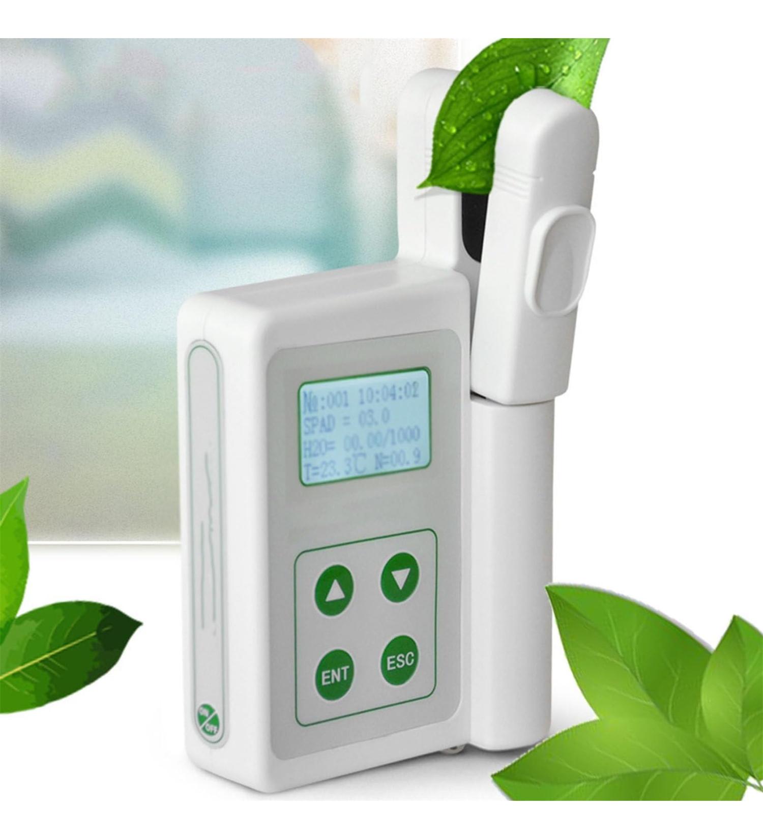 Chlorophyll Detector Multifunctional Plant Chlorophyll Meter Digital Test Meter with LCD Display Testing Plant Chlorophyll/Nitrogen/Temperature/Humidity Tool Measuring Area 2 * 2mm - Buy Online on GoSupps.com