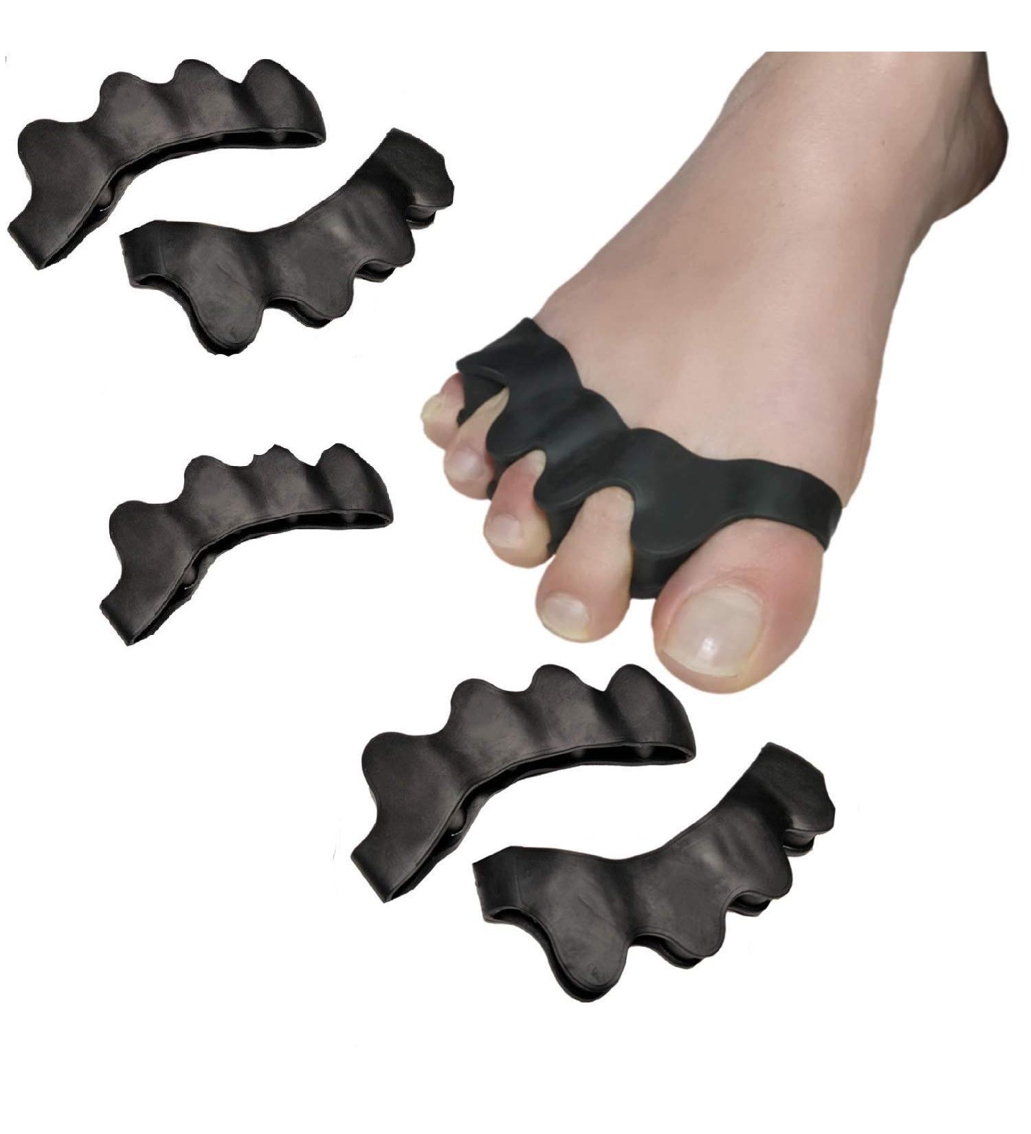 Buy 6x Hallux Valgus Toe Rails - Protective Bandage for Men & Women - Hammer Toes Correction Pads for Shoes - International Shipping Available - Buy Online on GoSupps.com