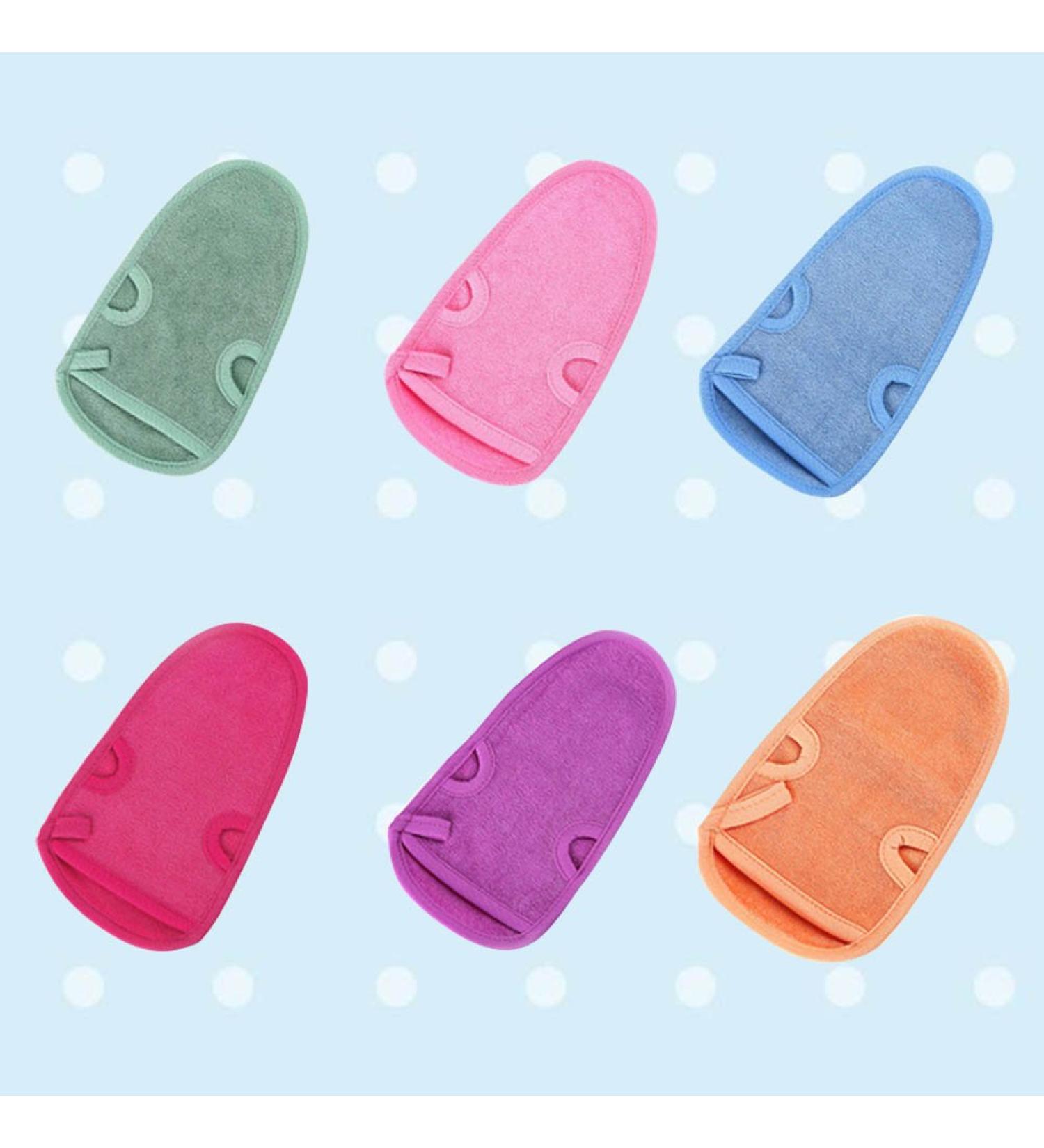 Lurrose Exfoliating Bath Gloves - Soft Bath Mitt for Adults, Men, Women, Kids - Back Scrubber and Shower Mitt for Gentle Exfoliation - Buy Online on GoSupps.com