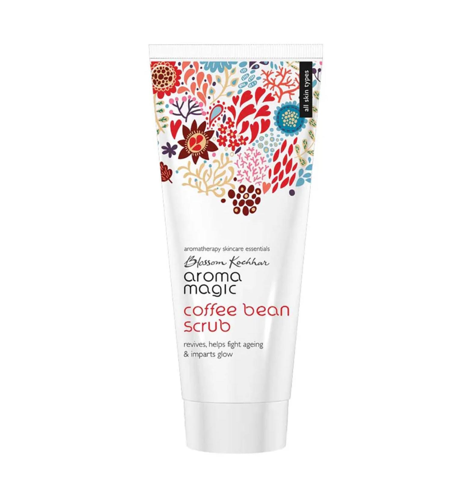 Aroma Magic Coffee Bean Face Scrub - Deep Cleansing Exfoliator with Shea Butter | Revive Tired Skin | Anti-Aging Formula | 3.38 Fl Oz (100ml) - International Shipping - Buy Online on GoSupps.com