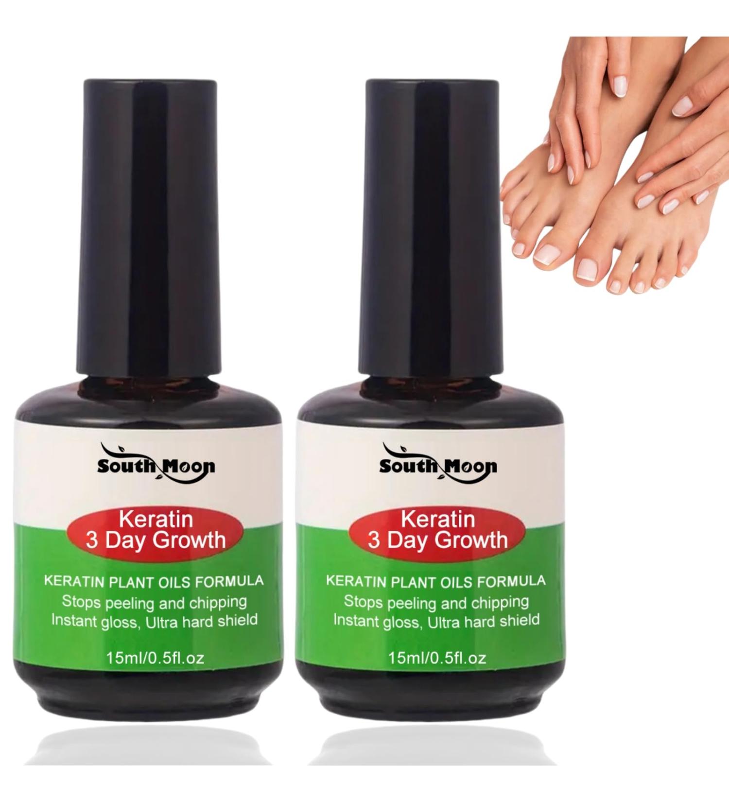 Keratin Nail Growth Oil Nail Strengthener for Damaged Nails - Buy Online on GoSupps.com