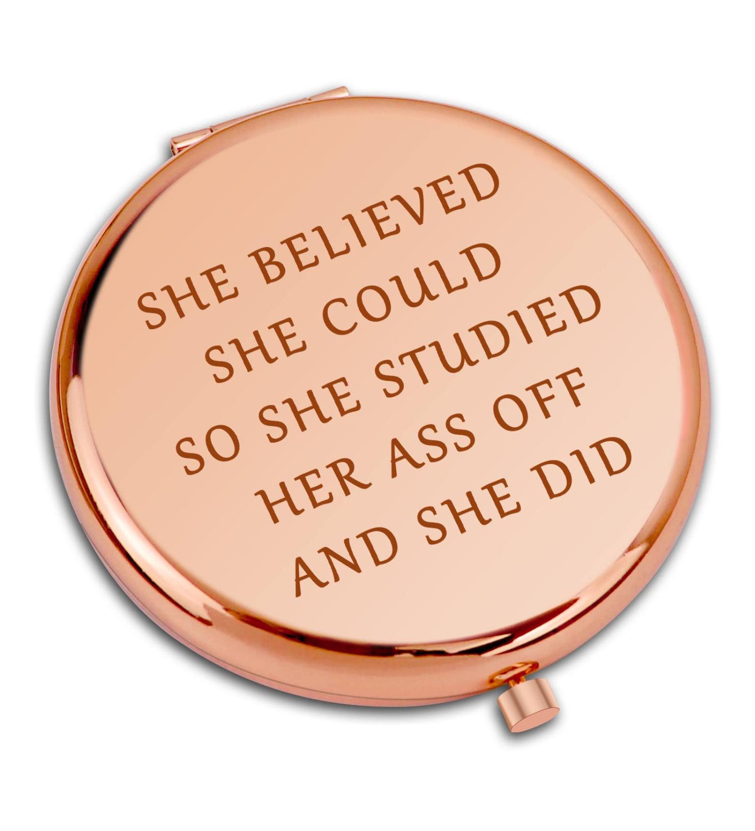 Graduation Gifts for Her Travel Makeup Mirror for Daughter Friends Sister Inspirational Gifts for Women Nursing Student College Graduation Gifts for Her Folding Makeup Mirror Congratulation Gifts - Buy Online on GoSupps.com