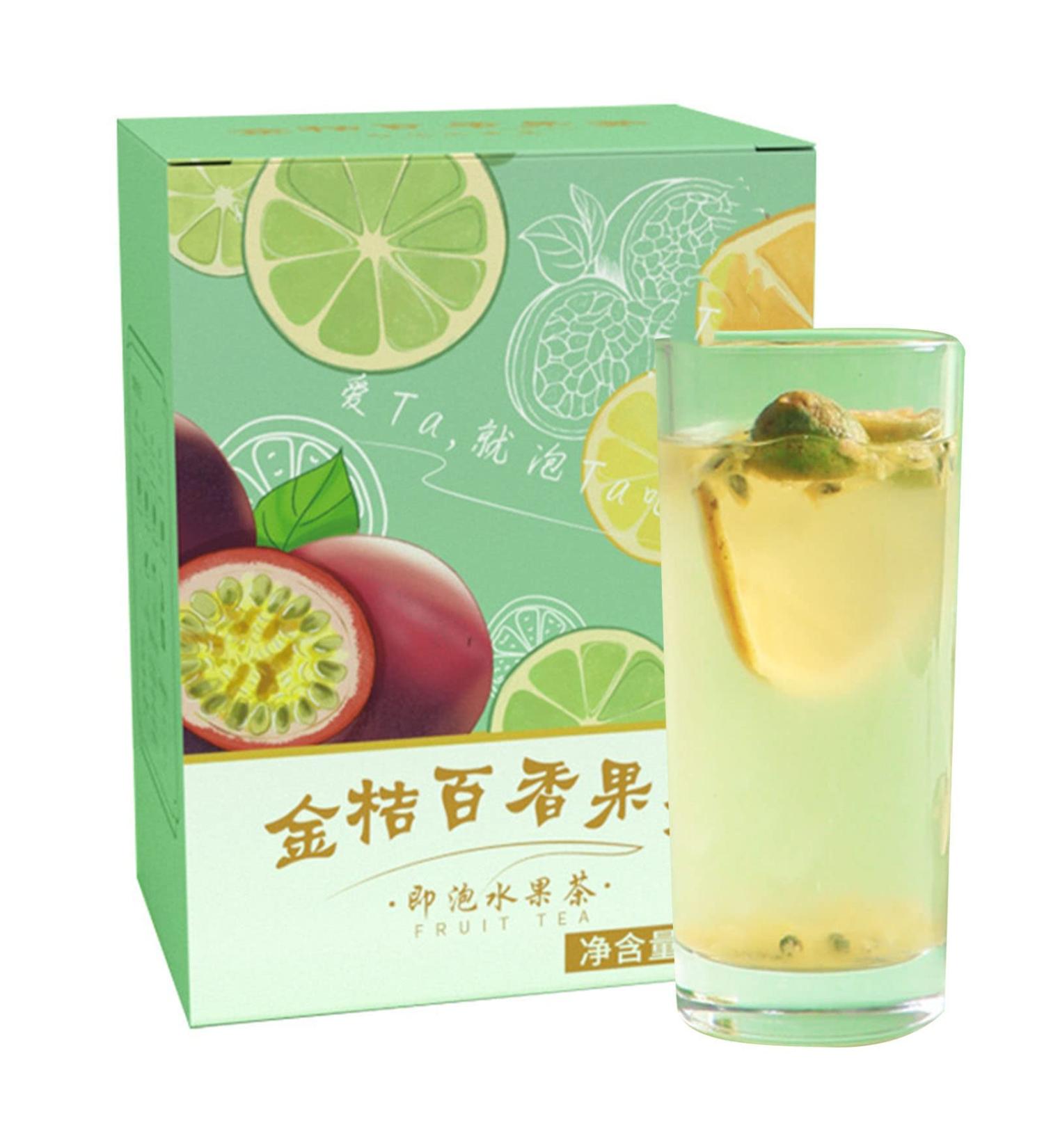 Flower Fruit Tea plplaaoo Premium Fruit Slices Kumquat Passion Fruit Tea 90g 5 Count Independent Packaging Combination Tea for Daily Life Flower Fruit Tea Premium Fruit Slices Flower Fruit Tea L - Buy Online on GoSupps.com