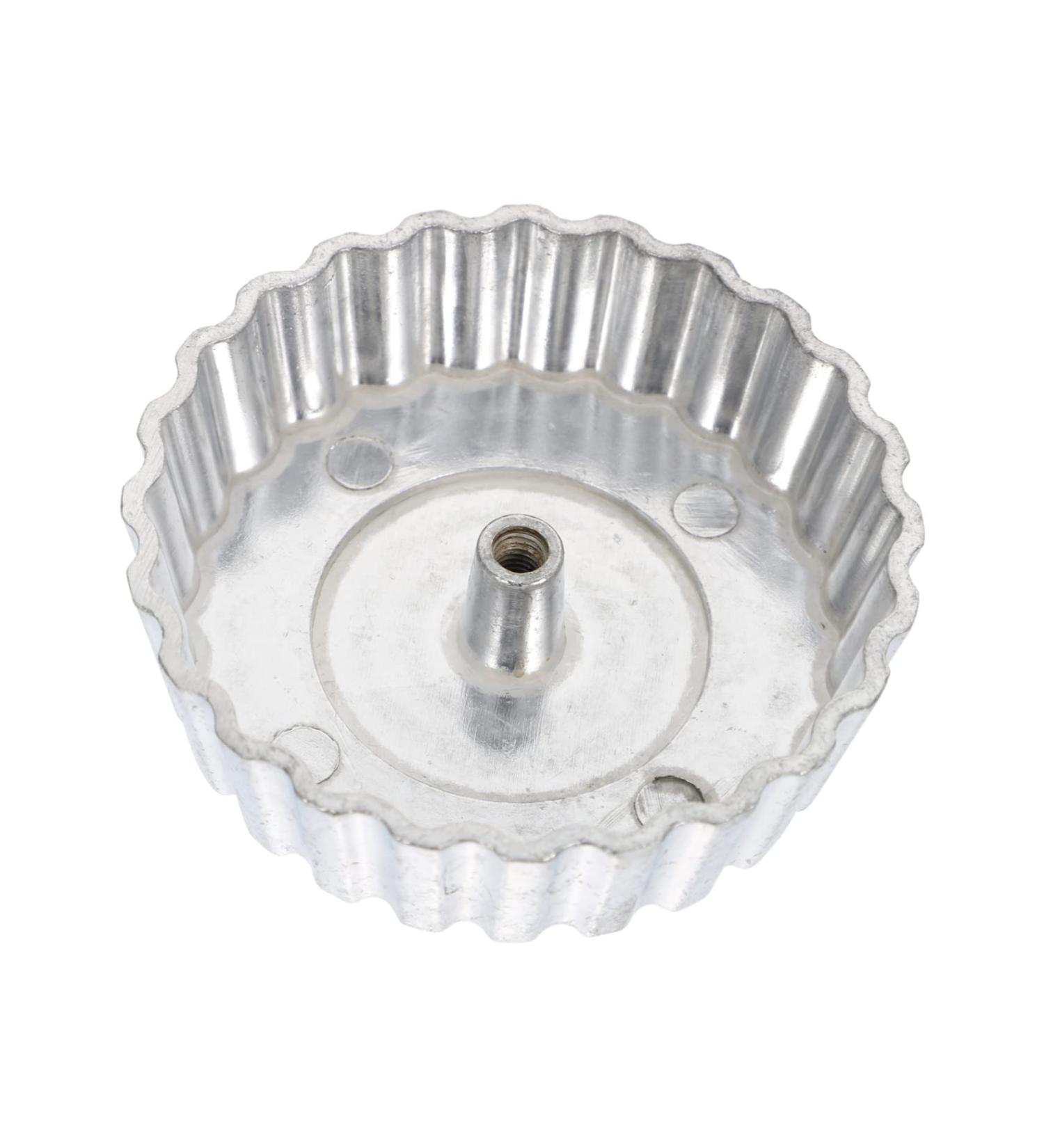 COLLBATH Dough Oil Frying Mold Oil Pier Mold Griddle Non Stick Fry Pan Biscuits De Molde Kitchen Snack Mold Kitchenware Waffles 6.8X6.8X2CM Silver - Buy Online on GoSupps.com