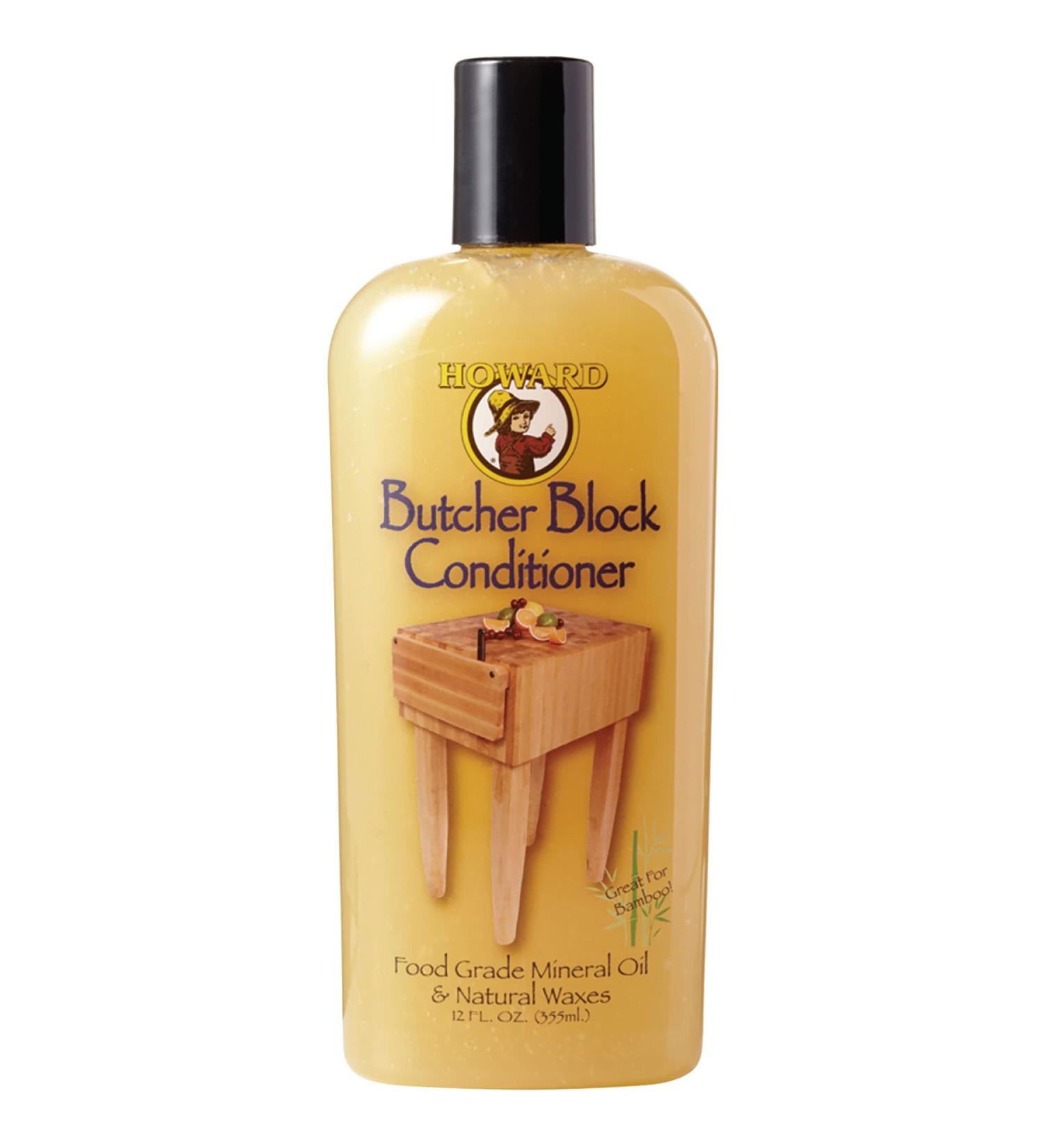 Buy Howards Butcher Block Conditioner 12oz - Food Safe Natural Wood Care | International Shipping Available - Buy Online on GoSupps.com