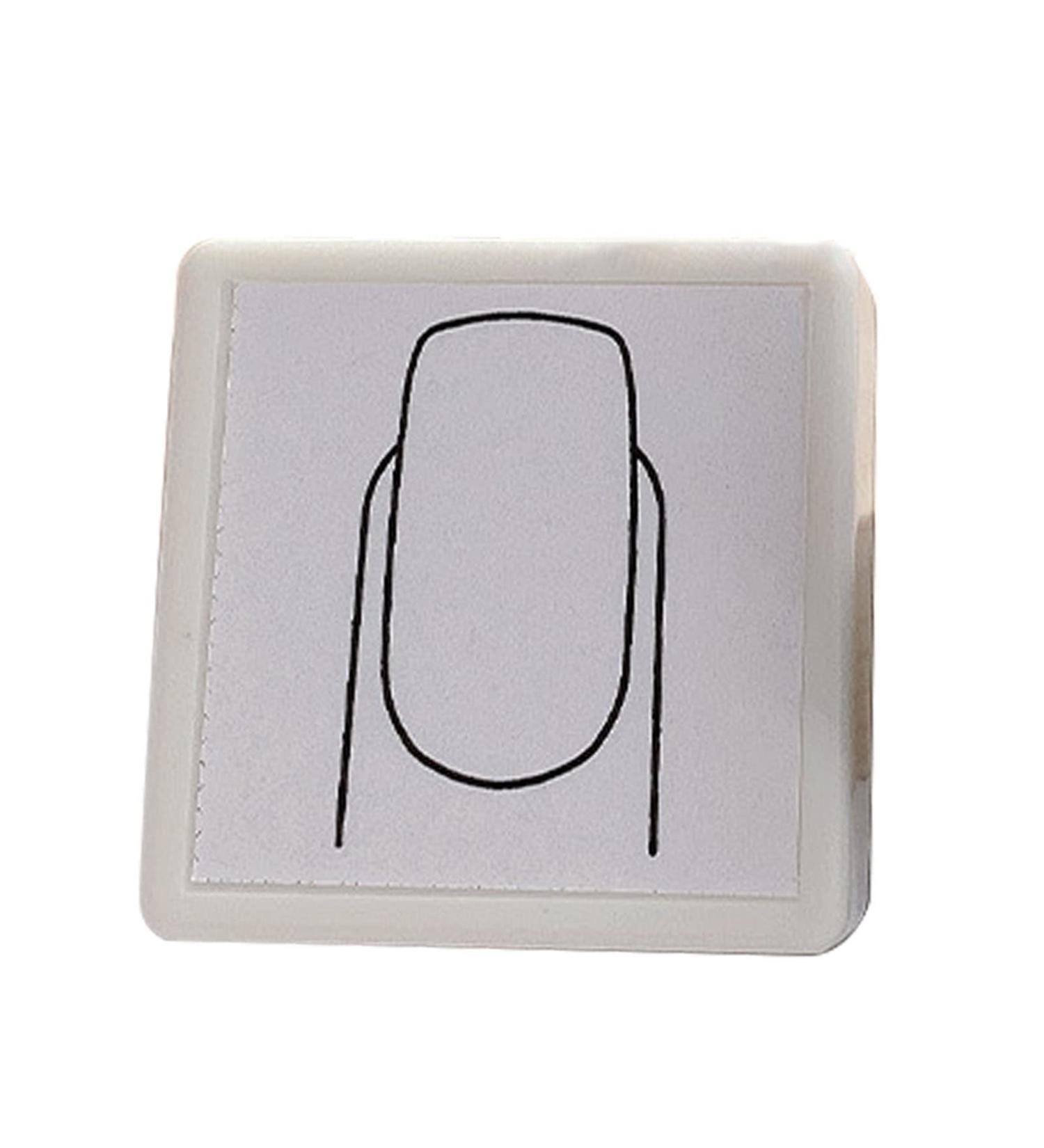 YOXIER Nail Round Silicone Stamper Nails Art Tool Non-Deformed Lightweight B - Buy Online on GoSupps.com