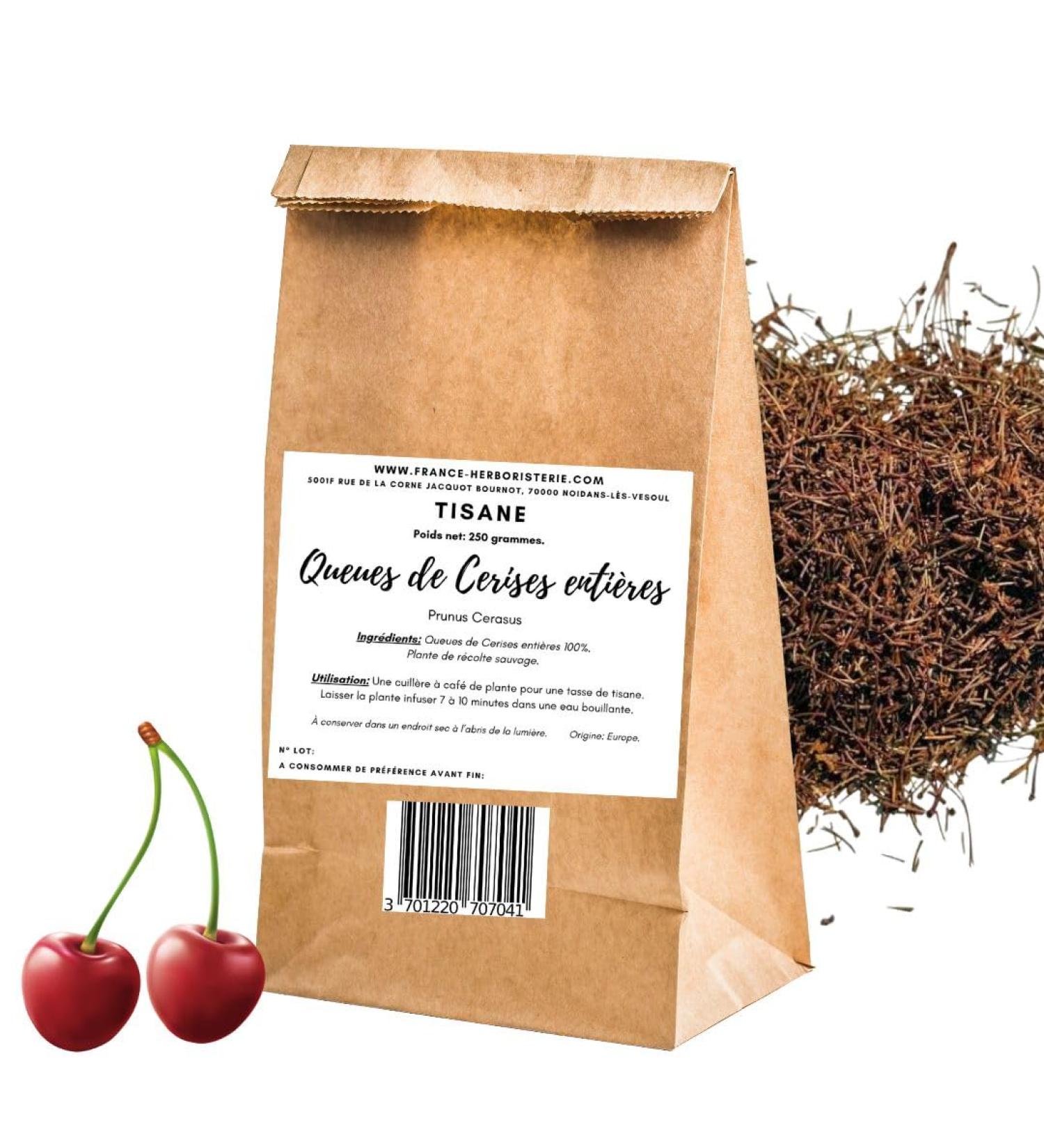 Cherry Herbal Tea Whole Tail 250 GRS Prunus cerasus. - Buy Online on GoSupps.com