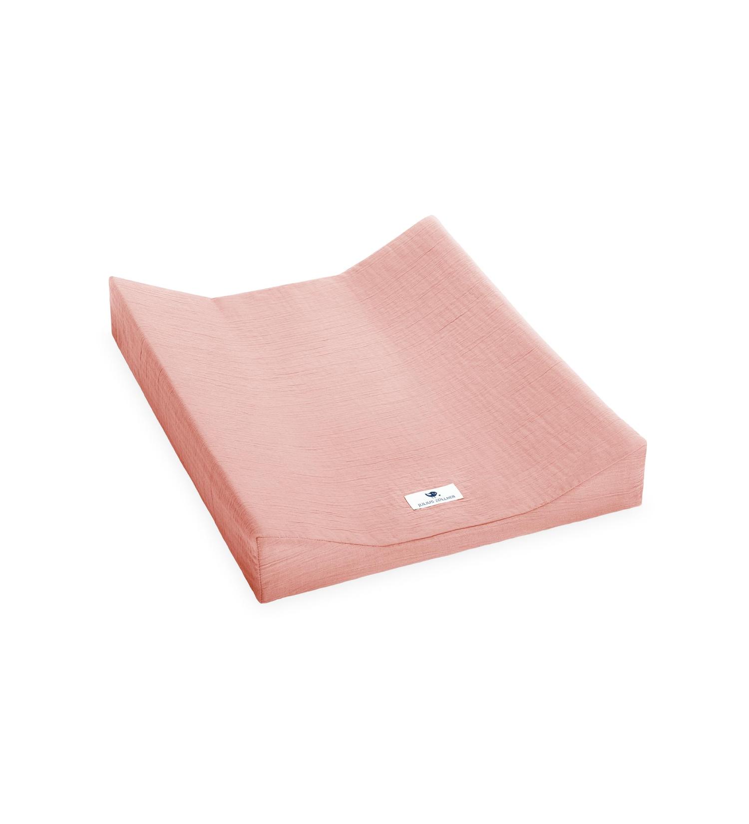 Buy Dusty Rose Muslin Changing Pad Cover for 2-Wedge Trough | OEKO-TEX Standard 100 | Made in Germany | 50x65 cm | International Shipping - Buy Online on GoSupps.com