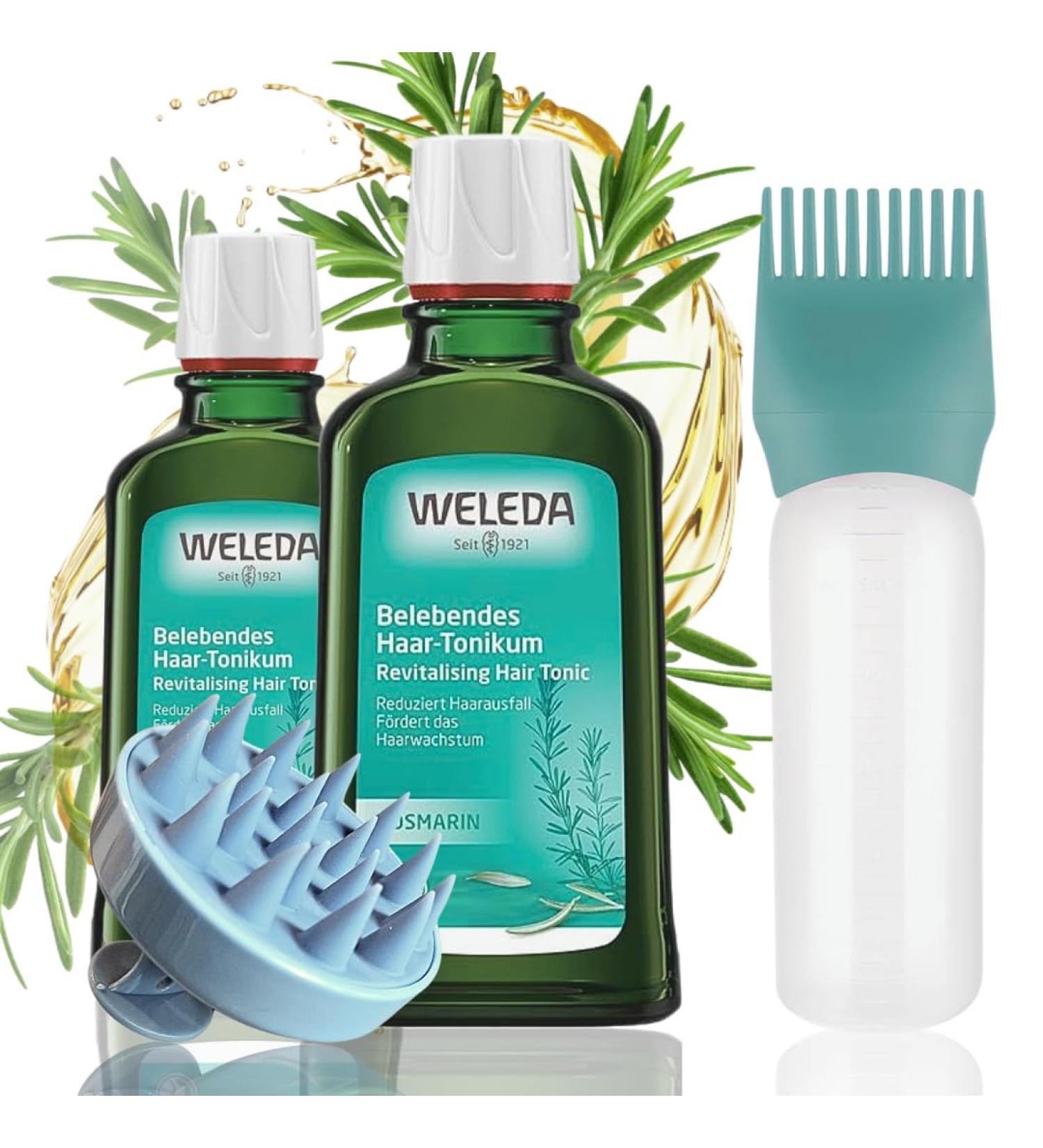 170 ml - Applicateur de racine compatible avec le lotion capillaire WELEDA l'huile de romarin - Pr vient la chute des cheveux et favorise la croissance des cheveux (Vegan) 2x100 ml 100 ml (Lot de 2) 200 - Buy Online on GoSupps.com