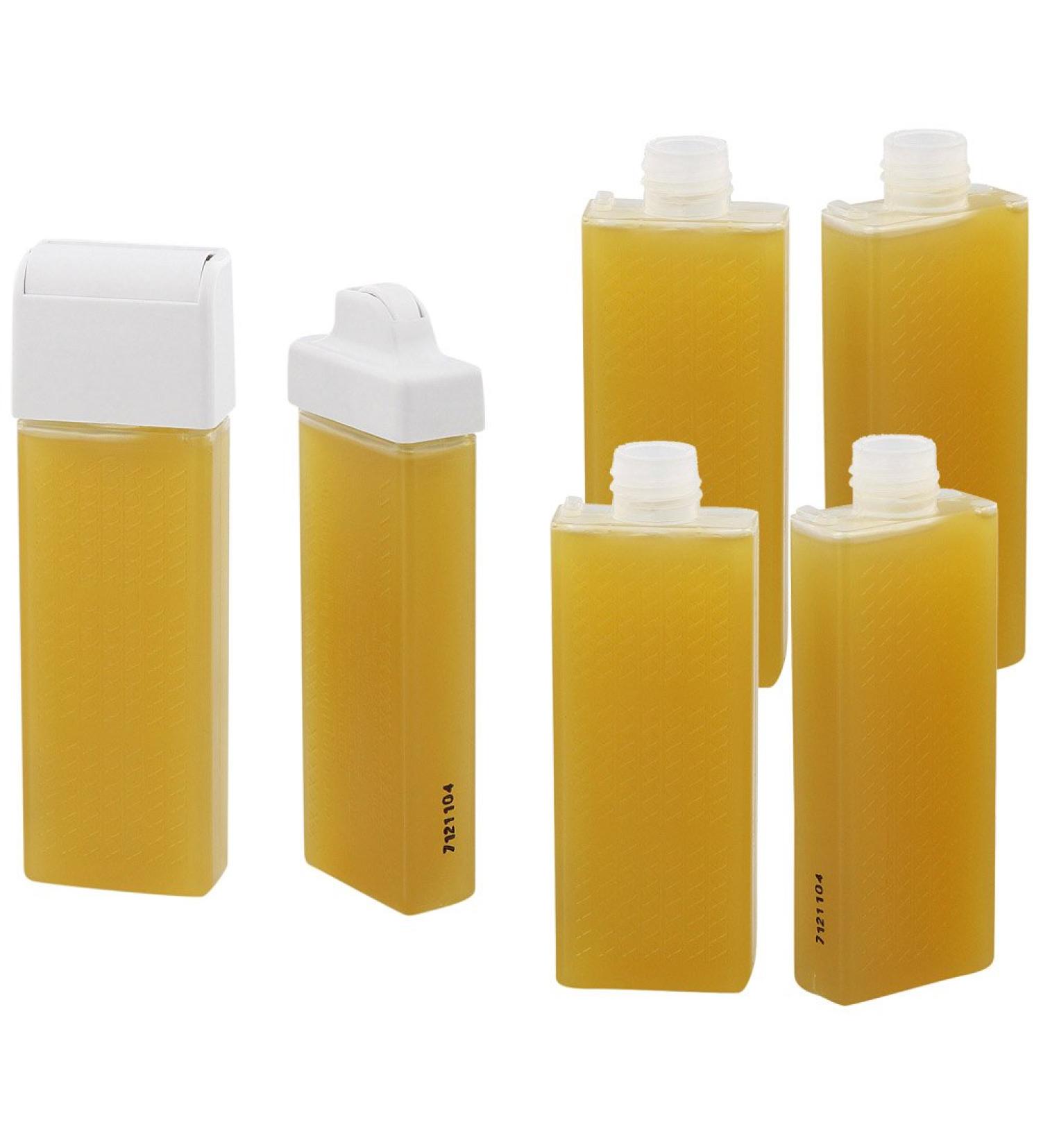Buy Roll-On Wachspatrone Lipo America - UK & USA Standard 75ml (6 pcs) + 2 Roll-On Tips - Best Quality Wax Refills for Smooth Skin - Buy Online on GoSupps.com