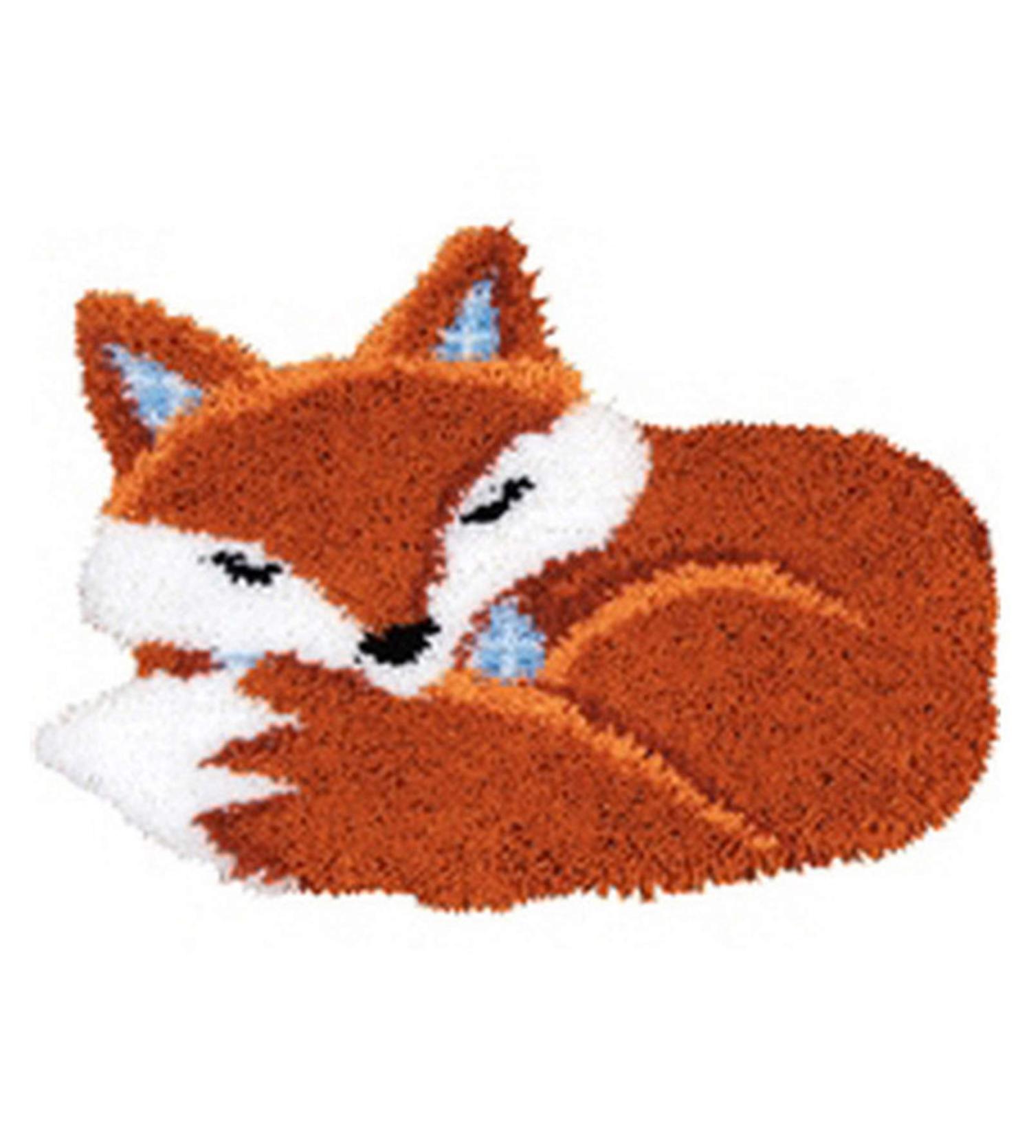 Special-Shaped Animal Fox DIY Rug Kit for Adults | Latch Hook Kits - Shop Now! - Buy Online on GoSupps.com