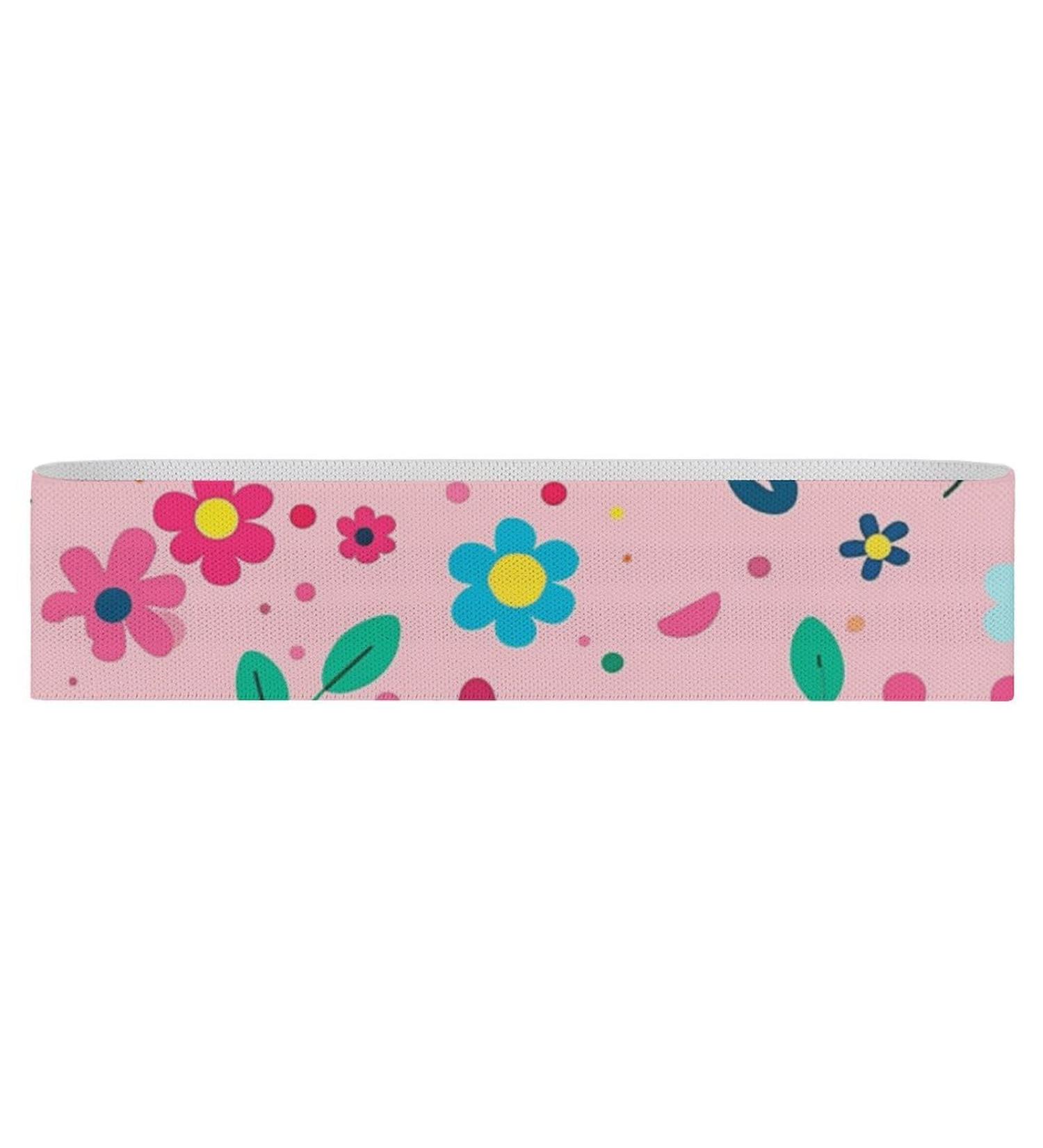 Shop Floral Pattern Resistance Bands - Elastic Exercise & Leg Bands for Fitness | International Shipping Available - Buy Online on GoSupps.com