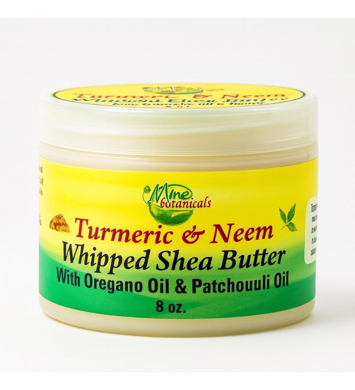 Mine Botanicals Whipped Shea Butter Turmeric 8 oz