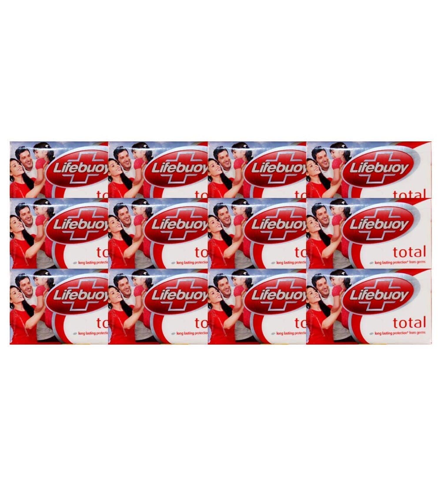 Lifebuoy Total Soap 90g - Pack of 12 | Germ Protection | Hygienic Cleanliness - Buy Online on GoSupps.com