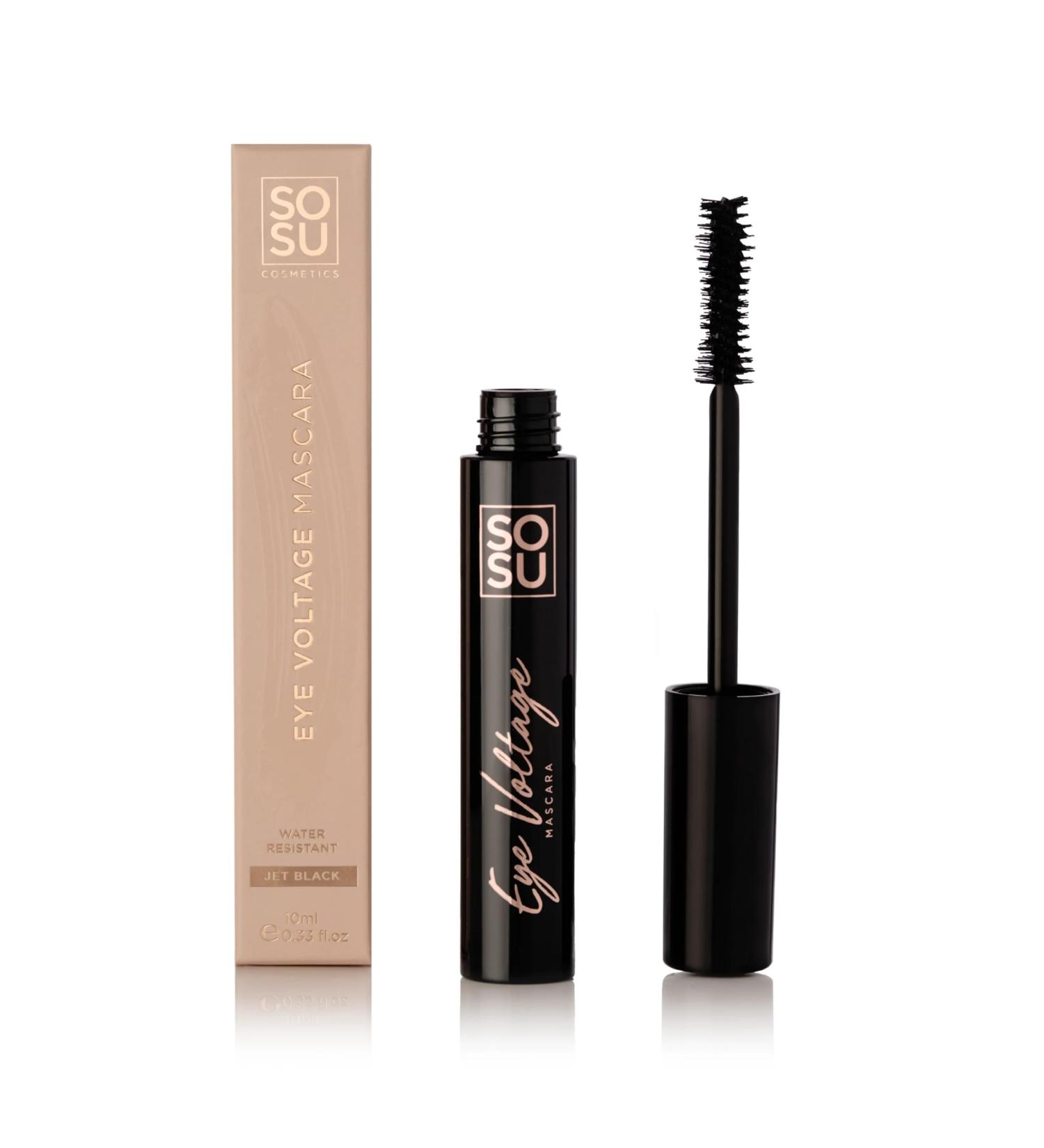 SOSU Cosmetics SOSU Eye Voltage Volumizing Mascara Waterresistant Black 10ml - Buy Online on GoSupps.com