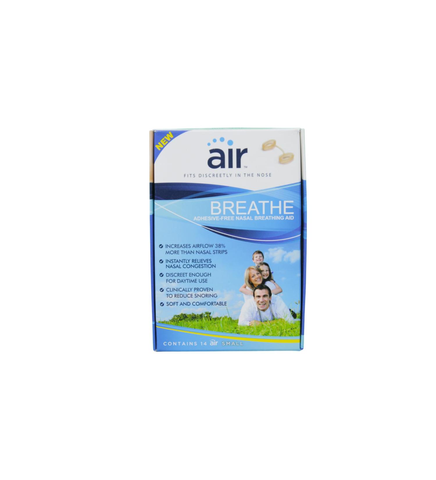 AirWare Breathe | Adhesive-Free Nasal Breathing Aid for Small Noses | Size Small (14) - International Shipping Available - Buy Online on GoSupps.com