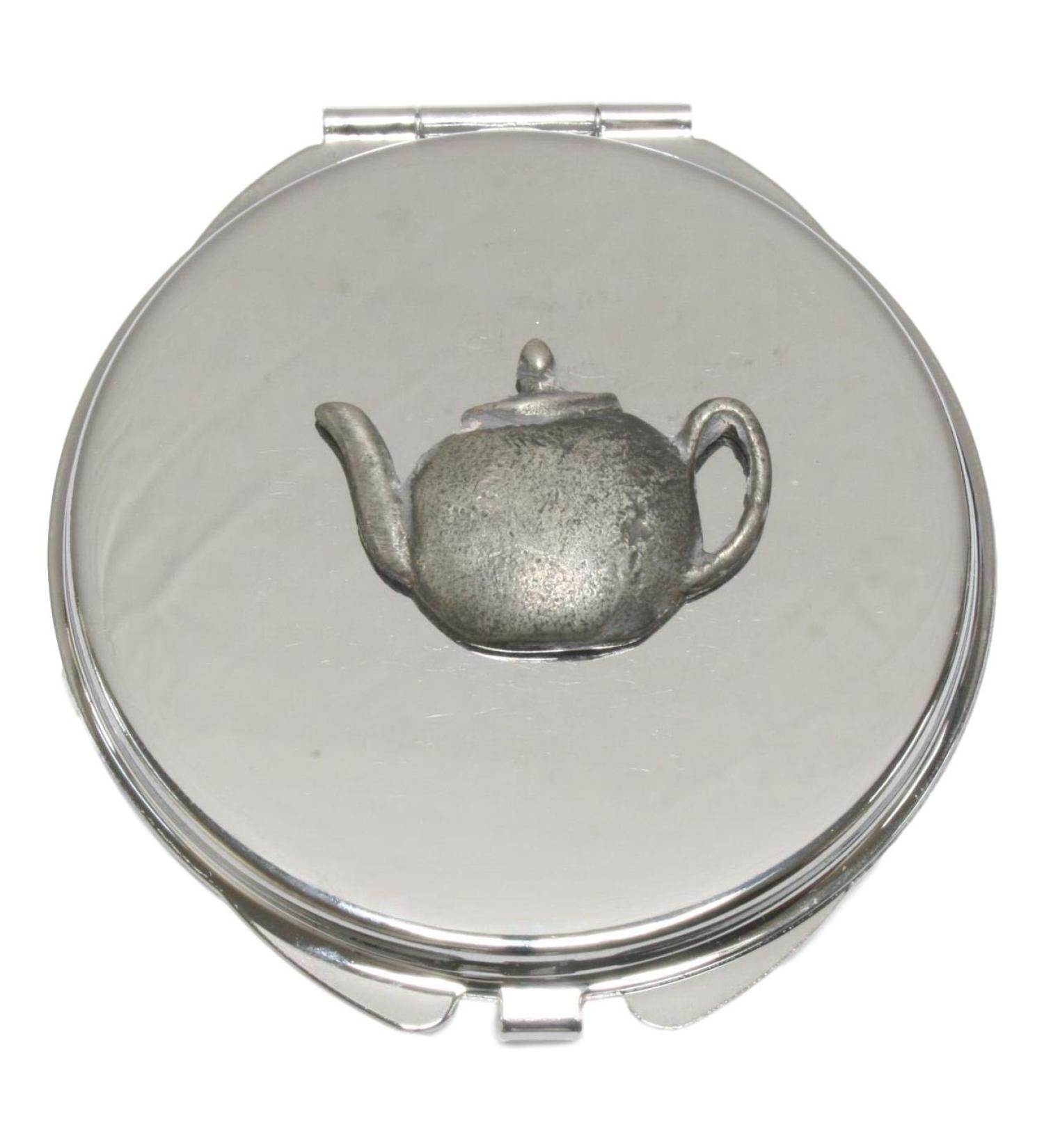 Teapot Compact Mirror Handbag Gift With Free Engraving 363 - Buy Online on GoSupps.com