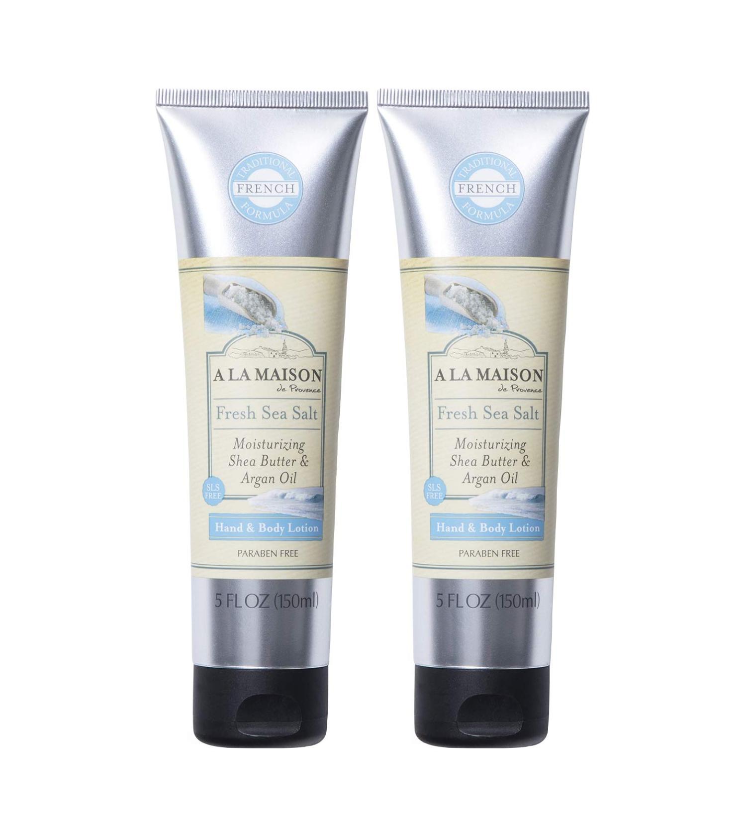 Fresh Sea Salt Lotion for Dry Skin - Natural Hand & Body Lotion 2 Pack - 5 oz Bottles - Buy Online on GoSupps.com
