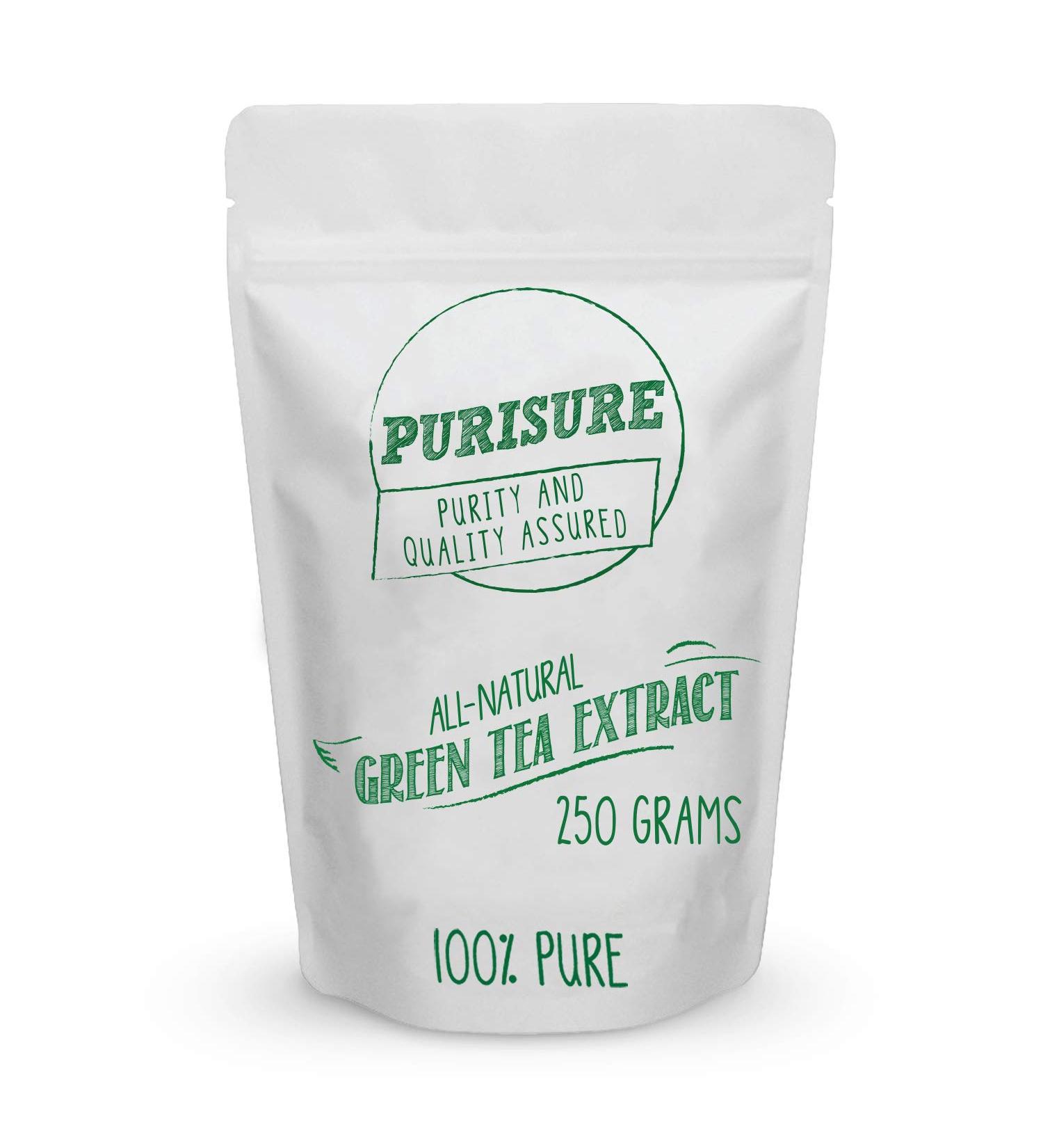 Green Tea Extract Powder 250g - All-Natural Antioxidant Rich EGCG & Polyphenols for Stress Relief, Heart Health, Mental Clarity, and Immune Support - Buy Online on GoSupps.com