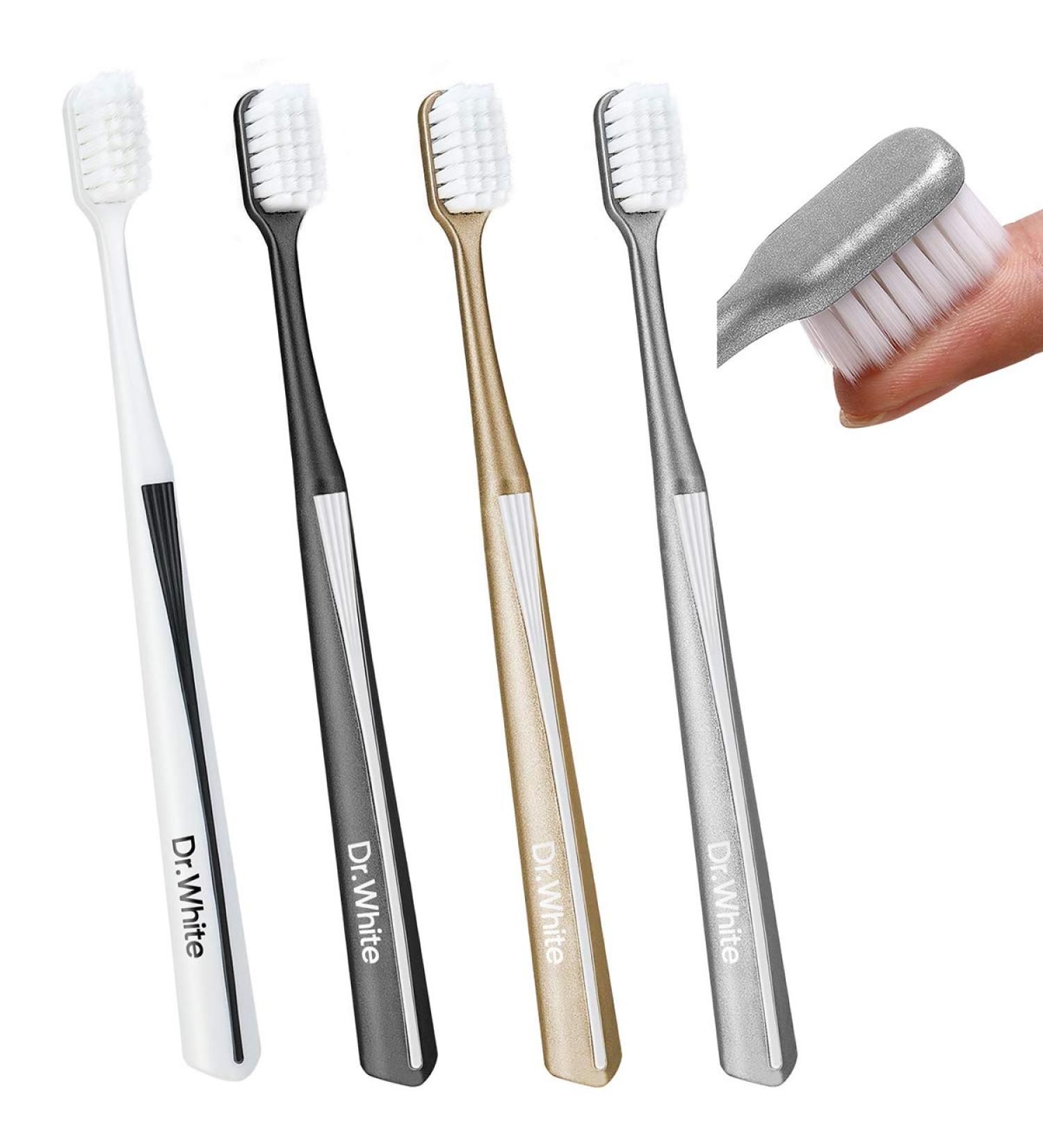 Extra Soft Silko 10000 Bristle Micro Nano Toothbrush for Sensitive Teeth, Gums Care - 4 Count - Buy Online on GoSupps.com