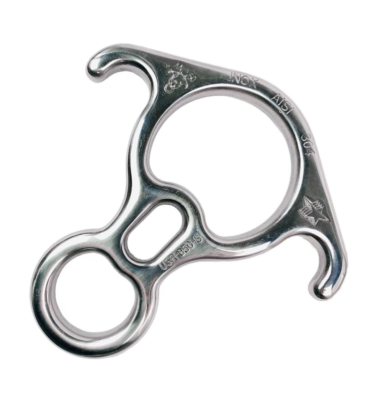 ProClimb 50 kN Stainless Steel Rescue Figure 8 Descender with Bent-Ears | Belay Device for Rappelling & Rigging | 1-Pack - Buy Online on GoSupps.com