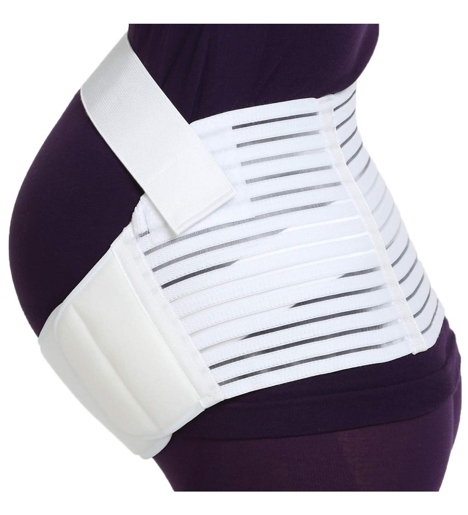 Buy NEOtech Care Maternity Belt - Pregnancy Support for Waist Back and Abdomen - Comfortable Belly Brace (White Size M) | International Shipping Available - Buy Online on GoSupps.com