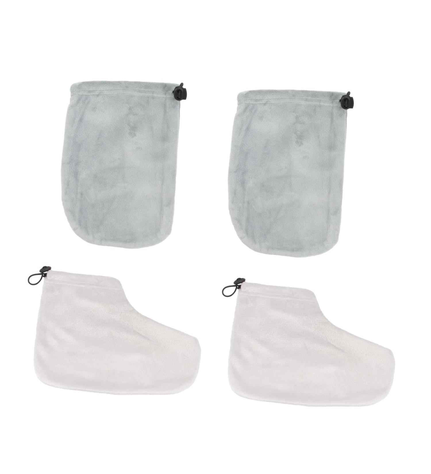 ABOOFAN 2 paires Kit de Mitaines et Coton Isolant pour Bain de Paraffine Protection Chaleur pour Soin Mains et Accessoires P dicure Spa Domicile et Professionnel Couleur Al atoire - Buy Online on GoSupps.com