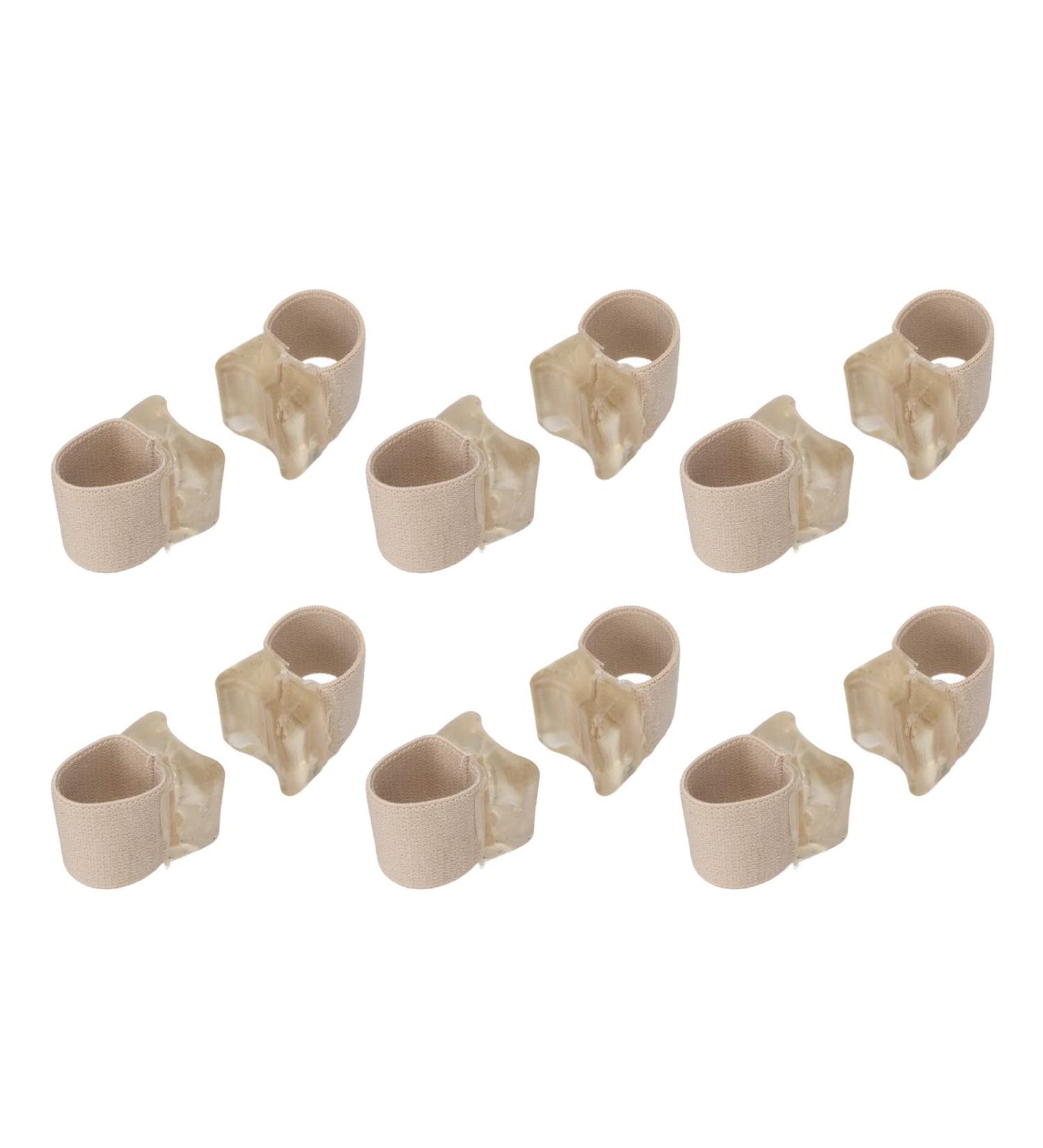 Professional Toe Separator 6 Pairs - Prevents Friction & Hammertoes - Skin Friendly & Strong Adhesion - Ideal for Sports - Buy Online on GoSupps.com