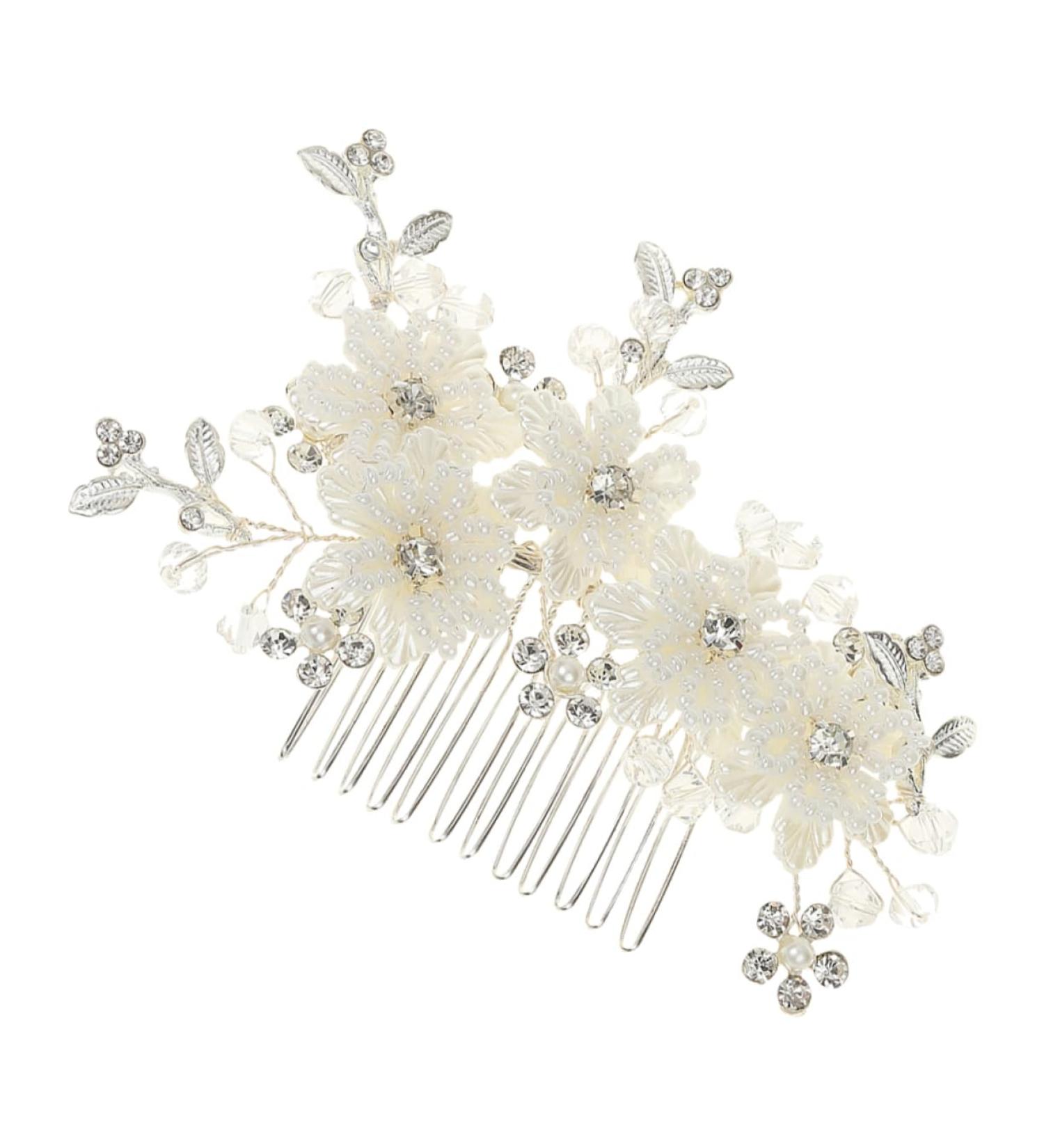 MAGICLULU Side Comb Wedding Hair Accessories for Brides Wedding Bride Hair Comb Bridal Headpiece Hair Combs for Women Accessories Bride Insert Comb Bridal Hair Accessories Bride Hair Jewelry - Buy Online on GoSupps.com