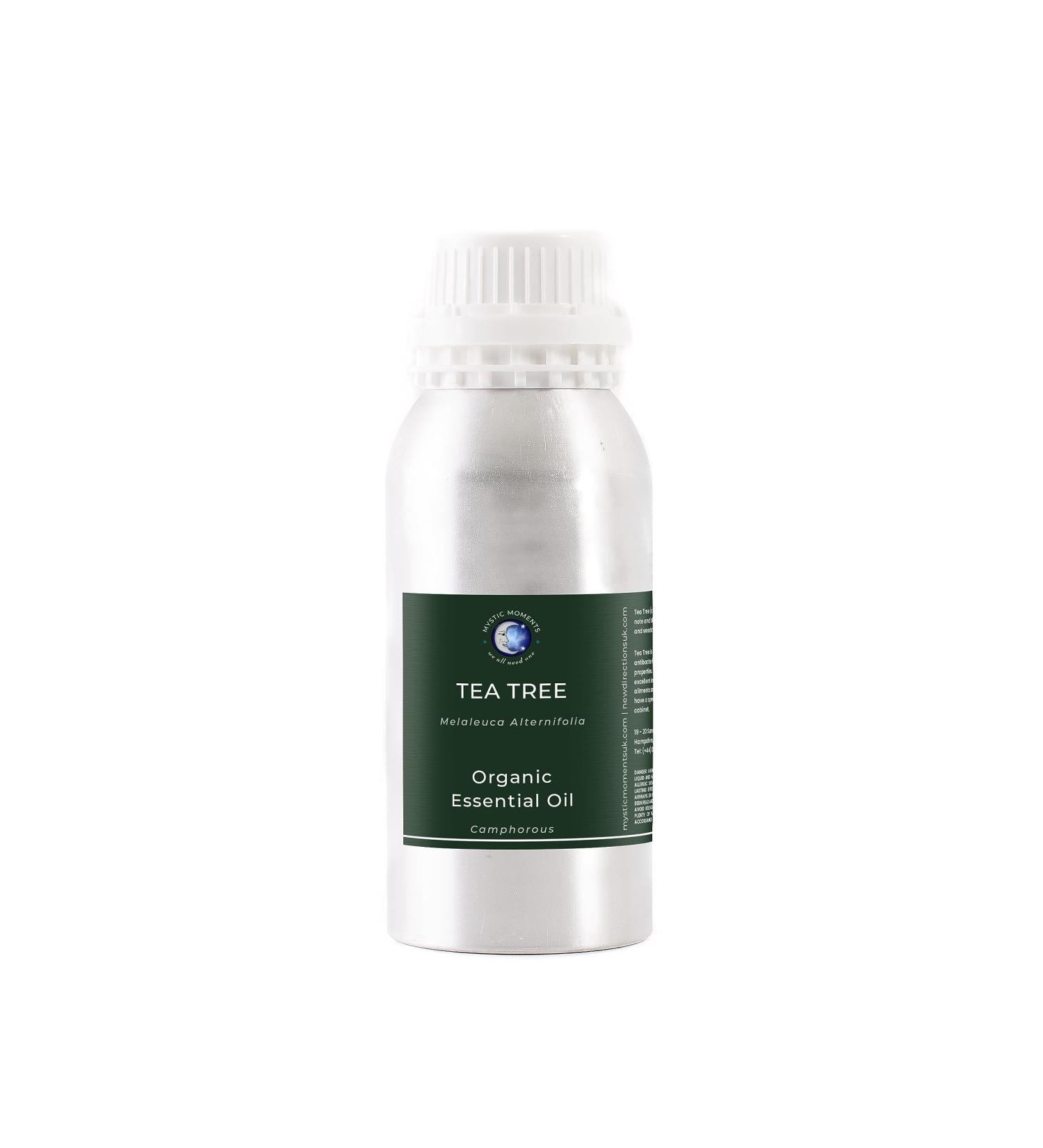Buy Mystic Moments Essential Organic Tea Tree Oil 1kg - Pure Natural Oil for Diffusers Aromatherapy & Massage | Vegan & GMO-Free - Buy Online on GoSupps.com
