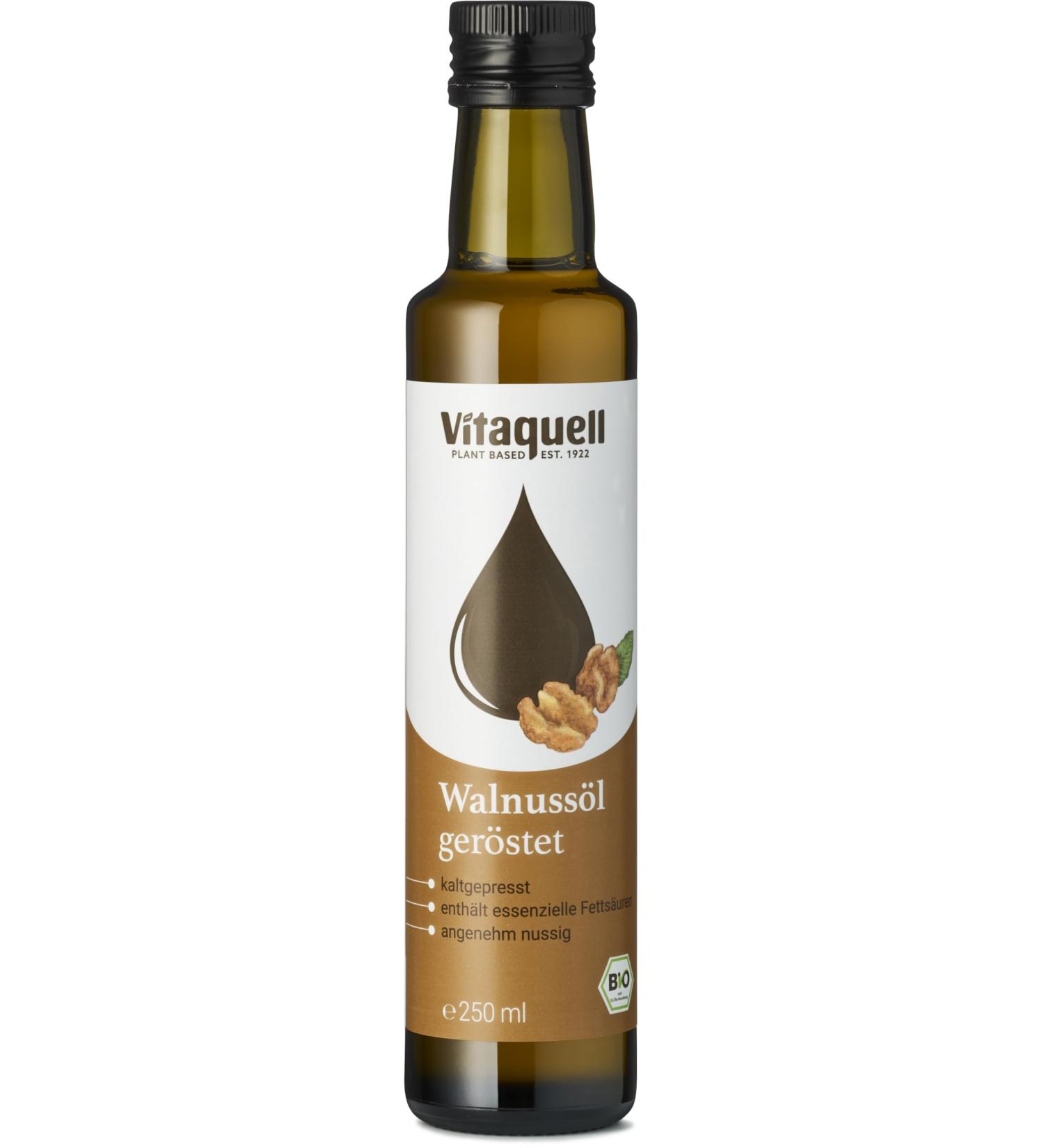 Vitaquell Vitaquell Cold-Pressed Roasted Walnut Oil 250 ml
