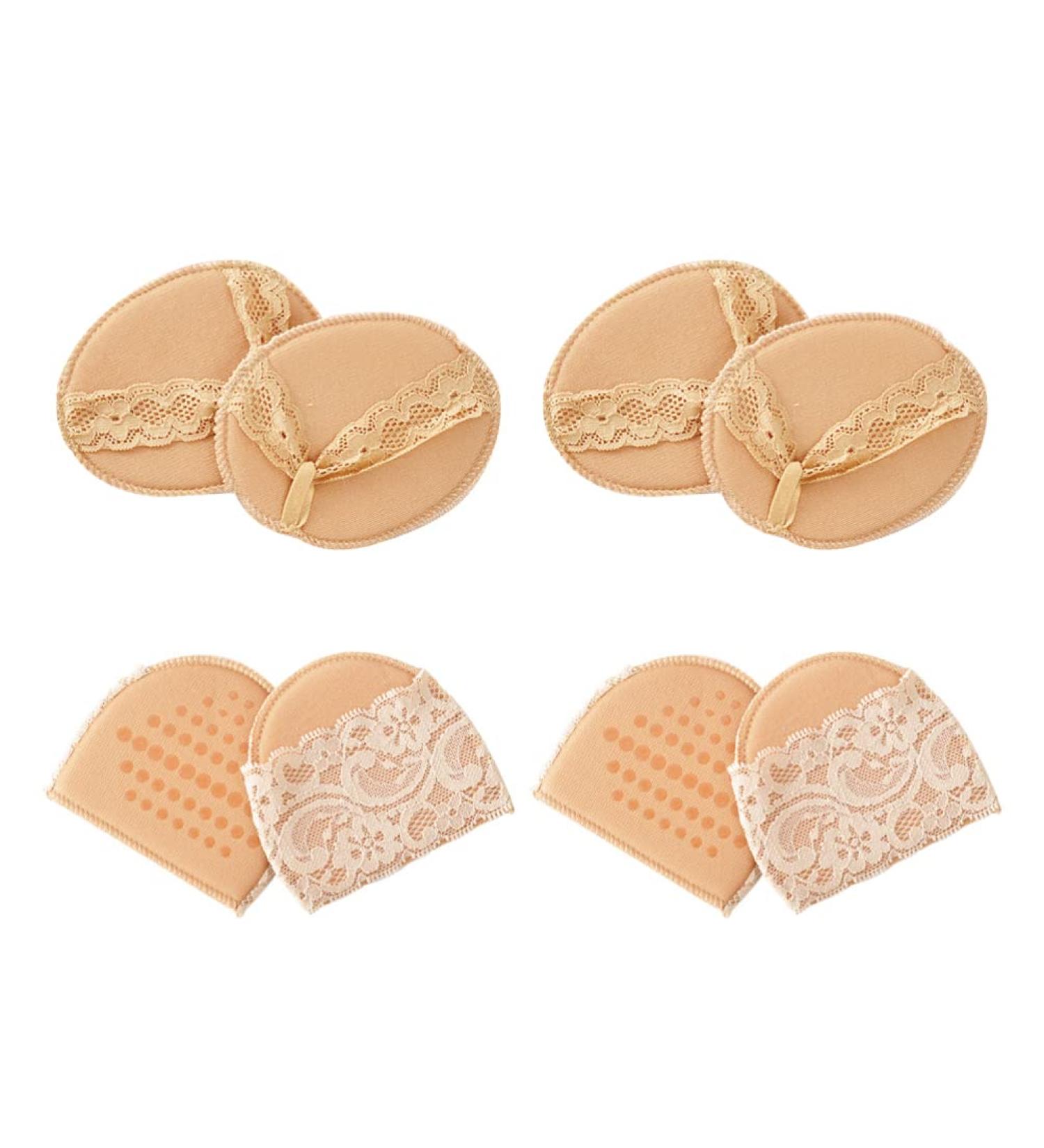 FOMIYES Metatarsal Foot Pads - 4 Pairs High Heel Inserts & Toe Stretchers | Comfortable Breathable Forefoot Cushions for Pain Relief - Shop Internationally - Buy Online on GoSupps.com