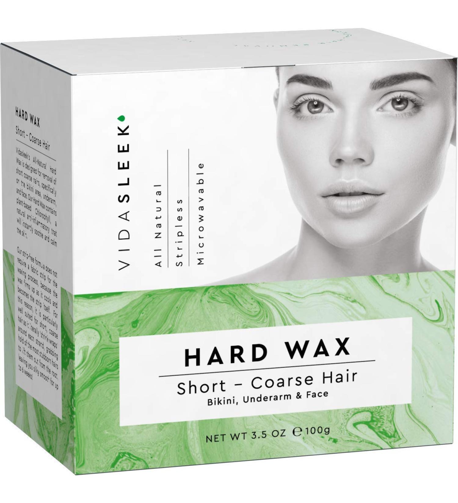 Hard Wax Kit for Face, Underarms, Bikini Hair Removal - Brazilian Waxing Kit for Women - Specifically for Coarse Hair - At Home Hair Remover - Buy Online on GoSupps.com