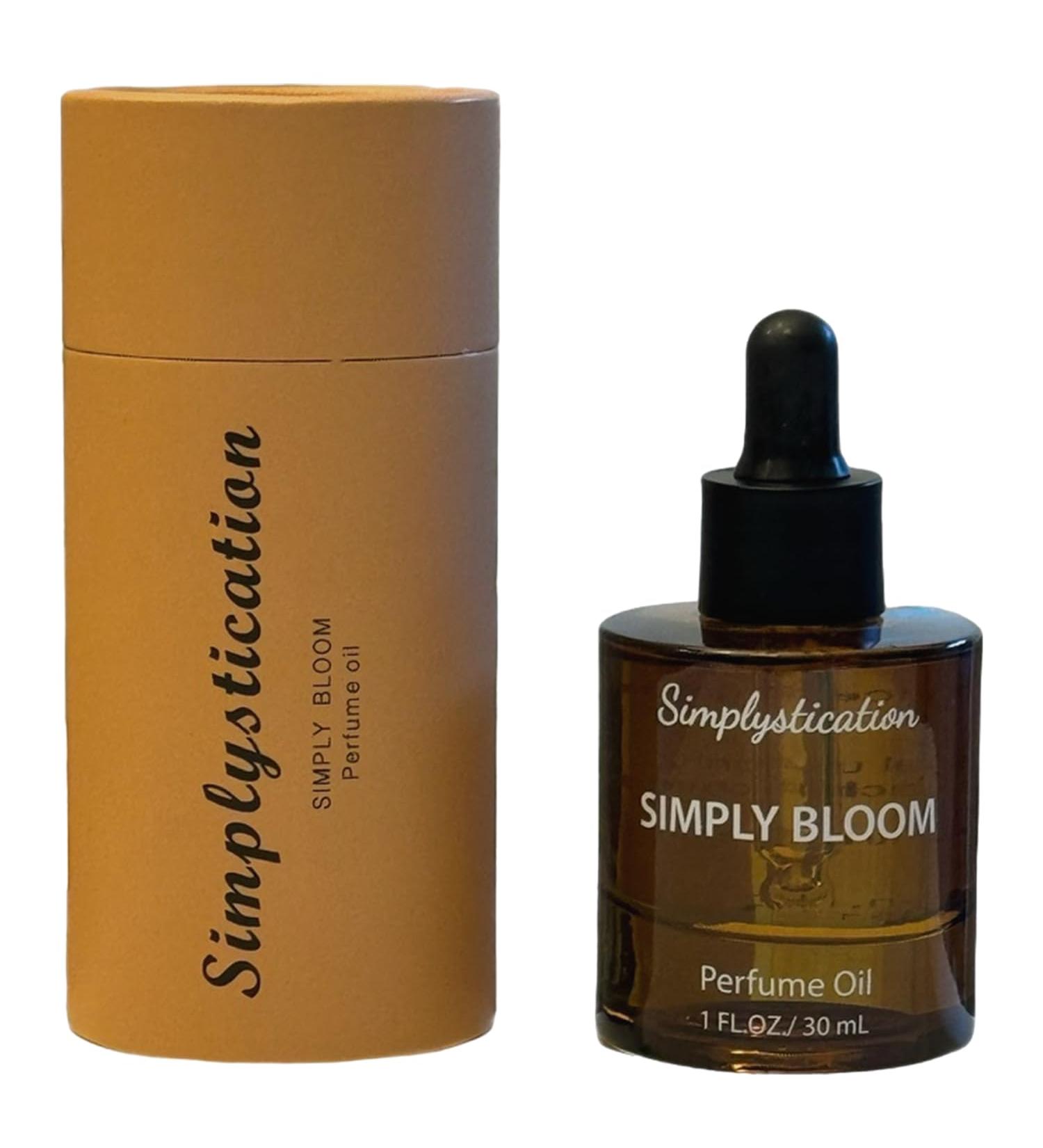 Simply Bloom Jasmine & MCT Perfume Oil Scented Fragrance Oil for Hair & Body Long Lasting Blooming Oil Inspired By G. Bloom for Women Dropper Bottle 30ml 30 ml Simply Bloom - Buy Online on GoSupps.com