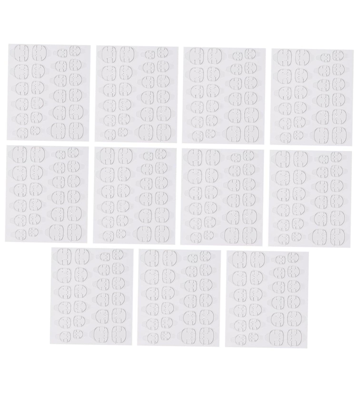 minkissy Nail Adhesive Tabs 20 Sheets press on nails sticky tabs Nail piece Rubber nails double sided tape Label jelly glue nail glue stickers plastic wearable sticker jelly nail stickers - Buy Online on GoSupps.com