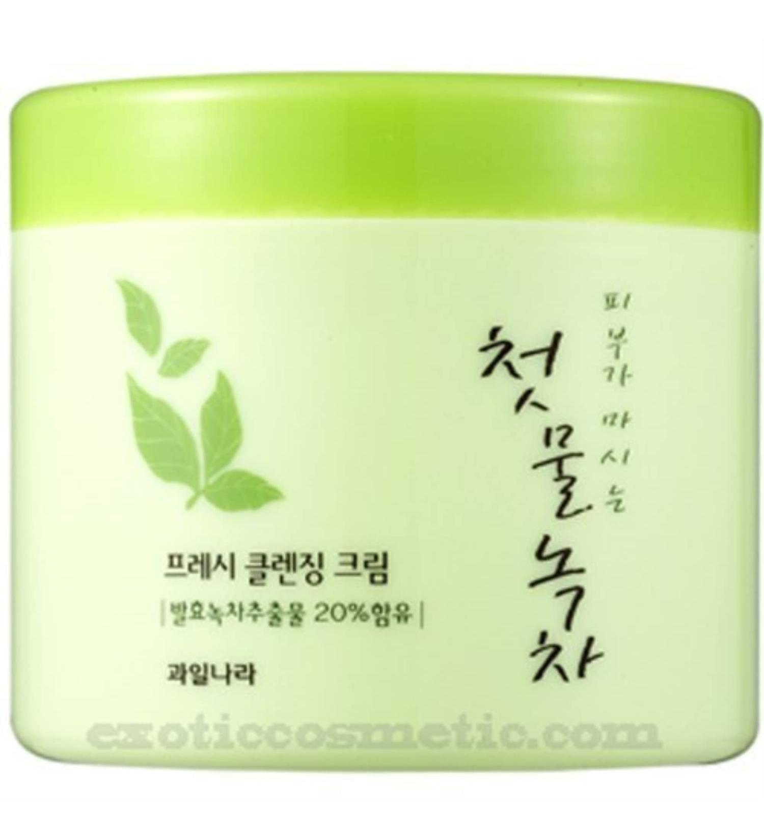 The First Green Tea Natural Facial Cleansing Cream (Fermented Green Tea)