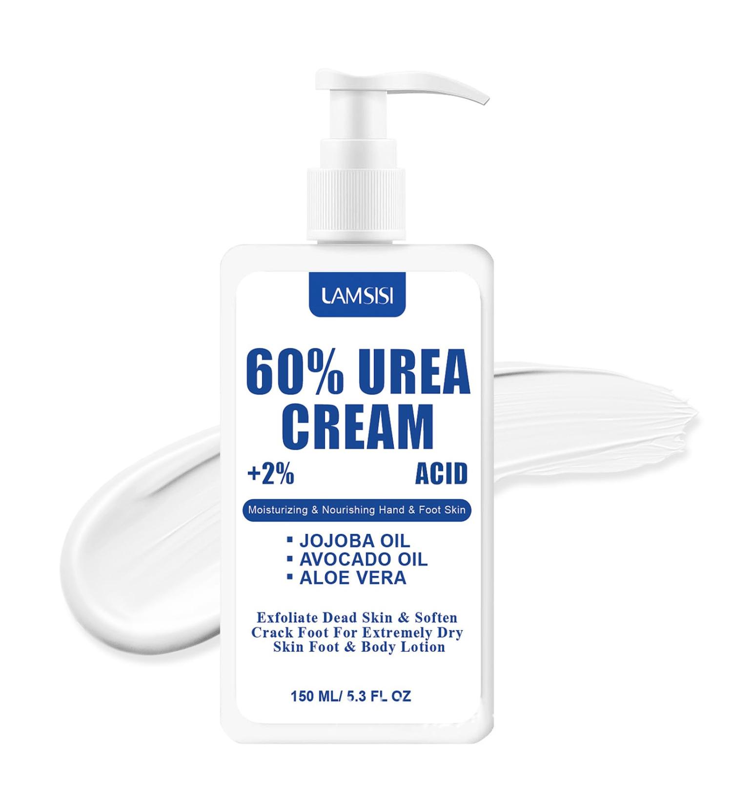 Urea Cream 60% Foot Cream 150g Cracked Heel Repair High Urea Foot Care Cream Callus Remover For Dry And Hard Skin Maximum Strength With 2% for Hand Foot and Body Care 150mL - Buy Online on GoSupps.com