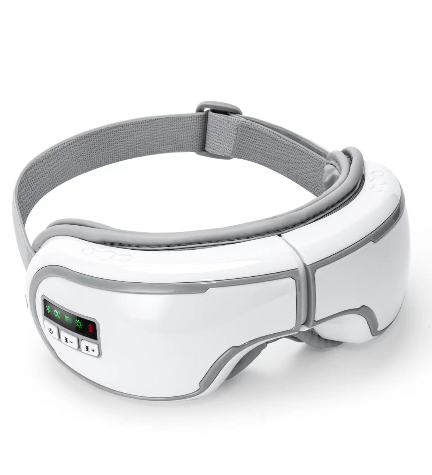 Eye Massager FSA/HSA Eligible | Heated Eye Massager for Migraine Relief Dark Circles & Eye Strain | Best Gift for Men & Women - Buy Online on GoSupps.com
