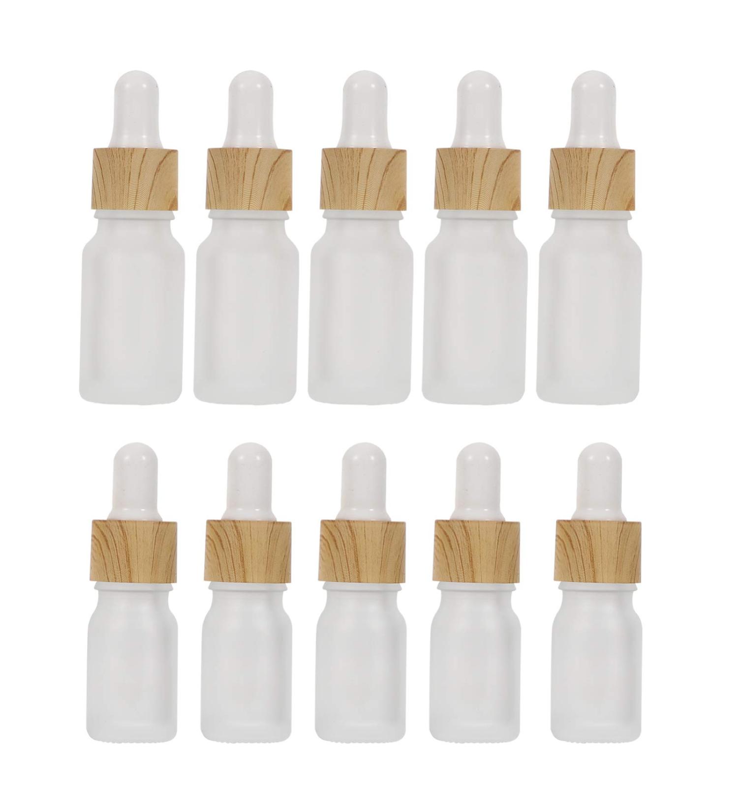 Minkissy Mini Drip Bottles - 10 Pack Glass Dropper Bottles (5ml & 10ml) for Perfect Perfume Samples | International Shipping Available - Buy Online on GoSupps.com