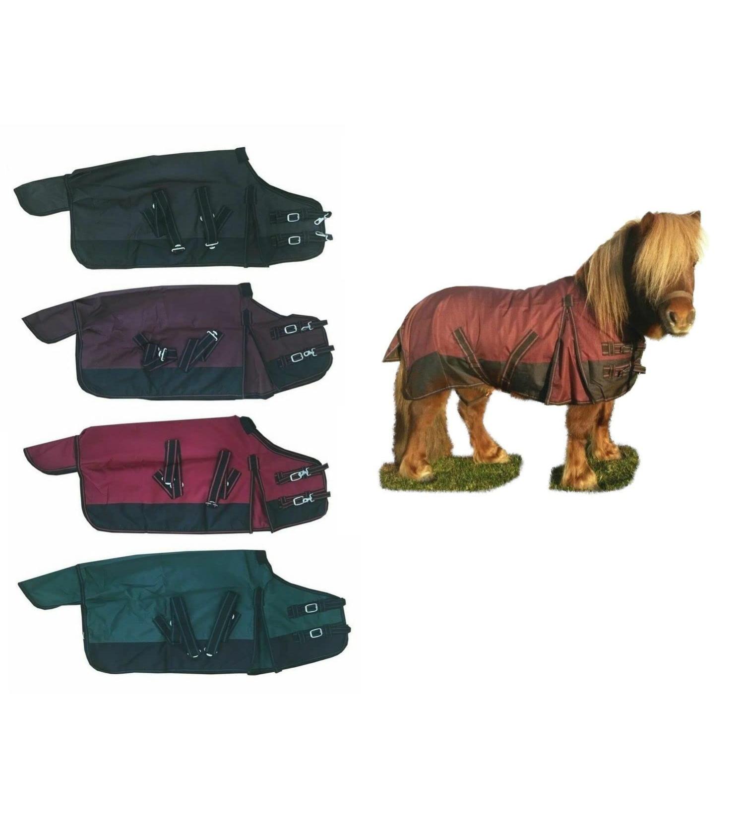 Netproshop Rain Cover for Falabella Mini Shetty Shetty & Pony - Size 115 Dark Green | Durable Waterproof Protection - Buy Online on GoSupps.com