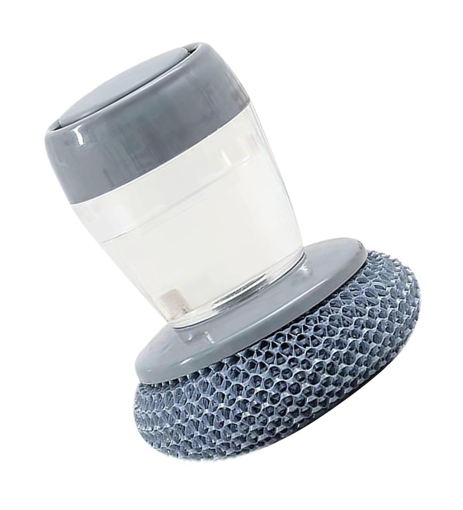 XUZHID Cleaning Brush Kitchen Brush with Detergent Dispenser NonScratch Scrubbers for Pots and Pans Long Last Dishwashing Tool - Buy Online on GoSupps.com