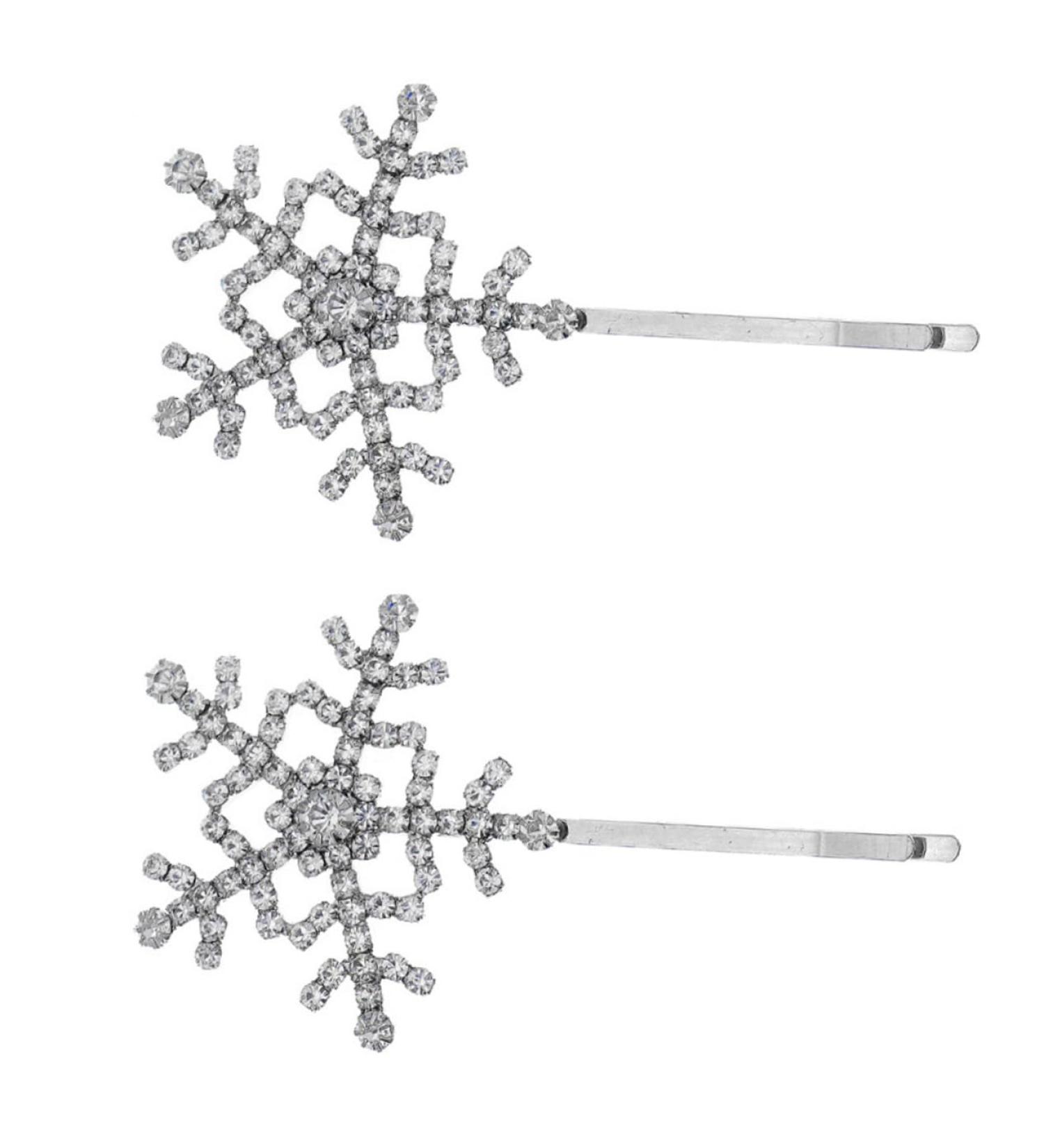 FRCOLOR Diffuser Pair side rhinestone barrette snowflake hair barrette Rhinestone Hairpins hair pin sparkle Alligator clip hair clips girl alloy bride Girls Hair Accessories - Buy Online on GoSupps.com