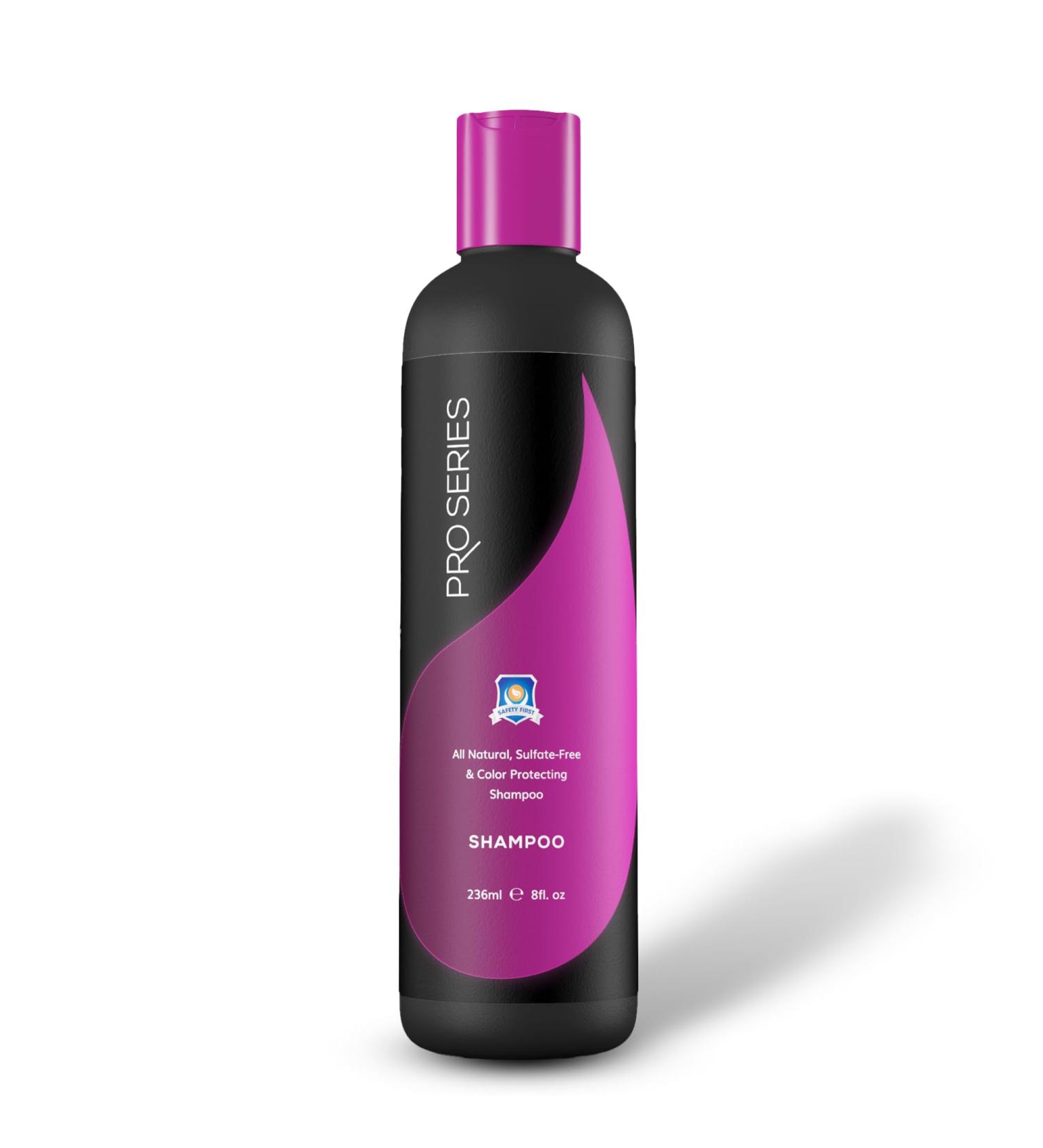 Pro Series Daily Care Shampoo 8oz - Sulfate-Free Gentle & Natural Shampoo for Lace Wigs Toupees & Hair Systems | Moisturizes Protects Color Anti-Frizz Restores Shine - Buy Online on GoSupps.com